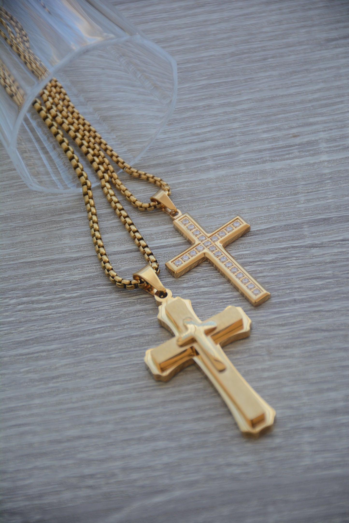 Cadena Crucifix Diamond