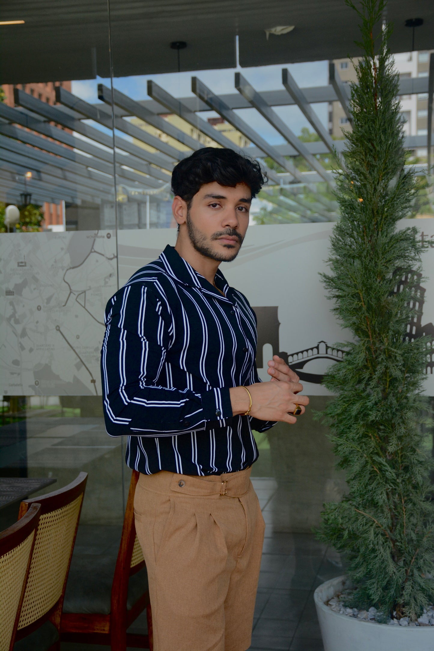 Camisa Black & White Uomo M/L