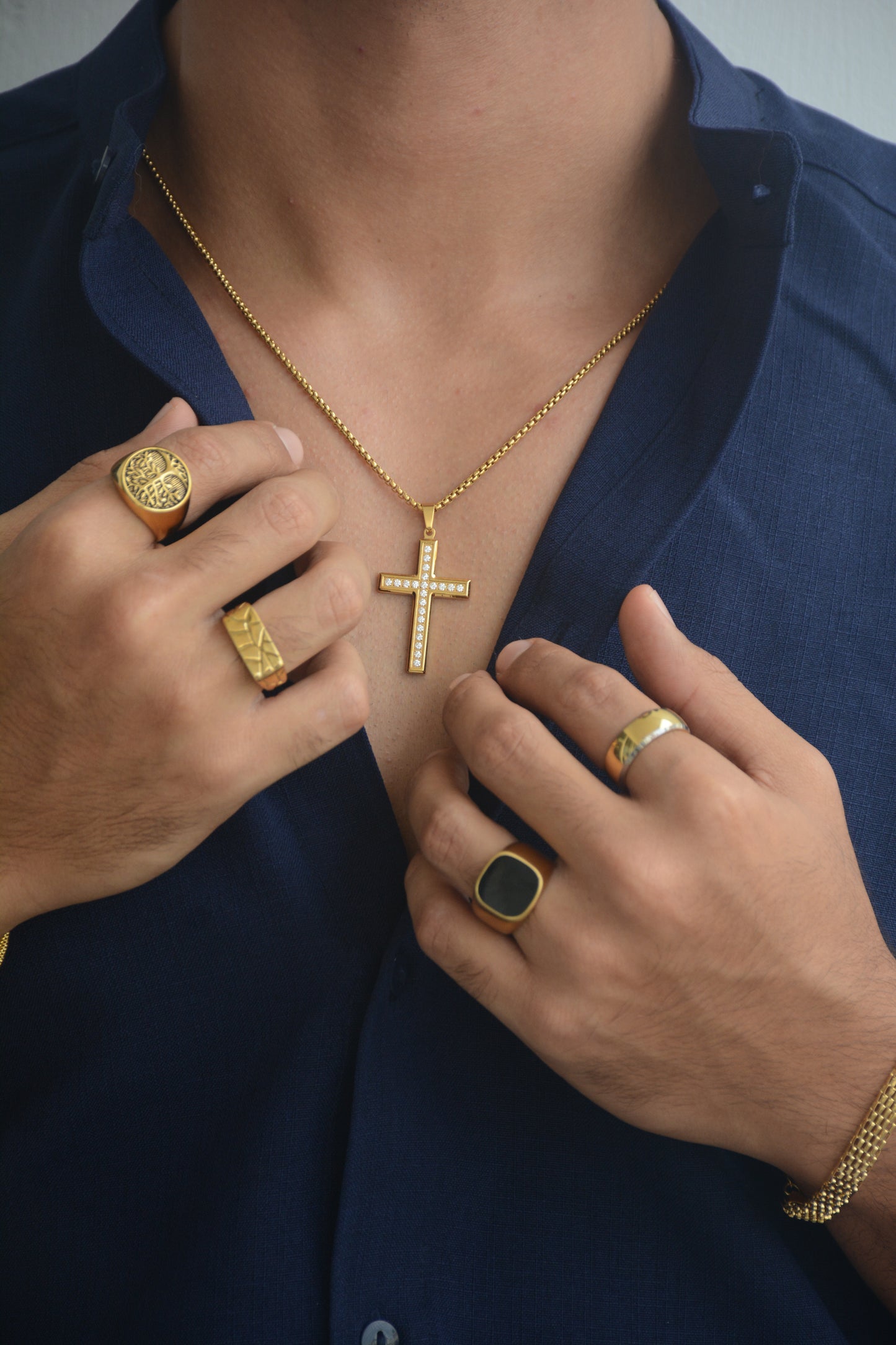Cadena Crucifix Diamond