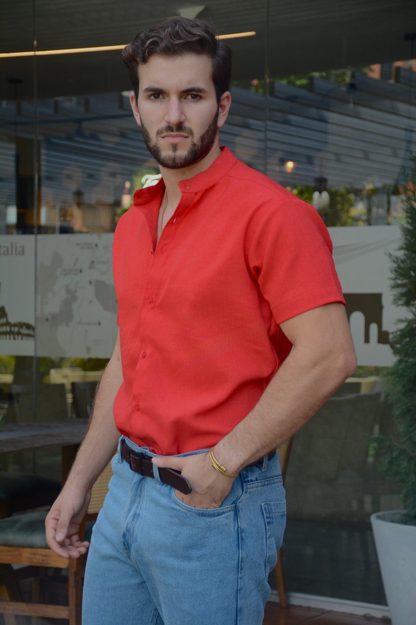 Camisa Red Mao Lino
