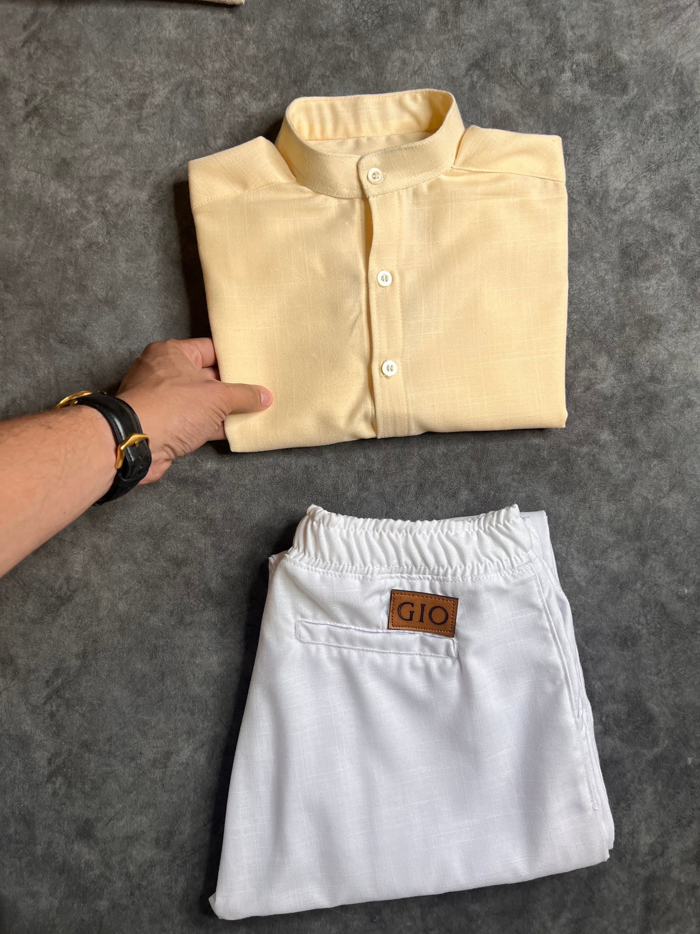 Camisa Crème Lino