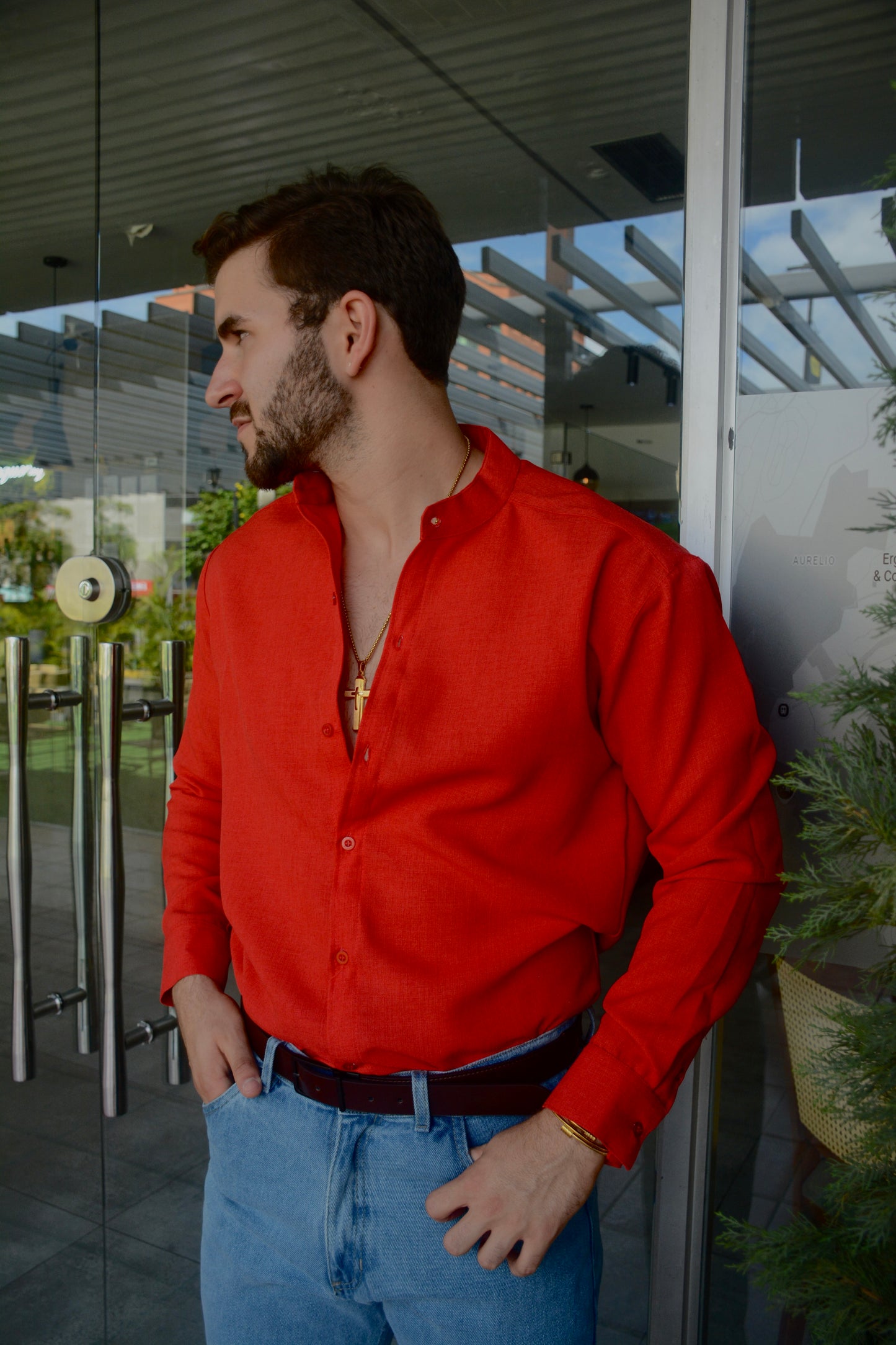 Camisa Red Mao Lino M/L