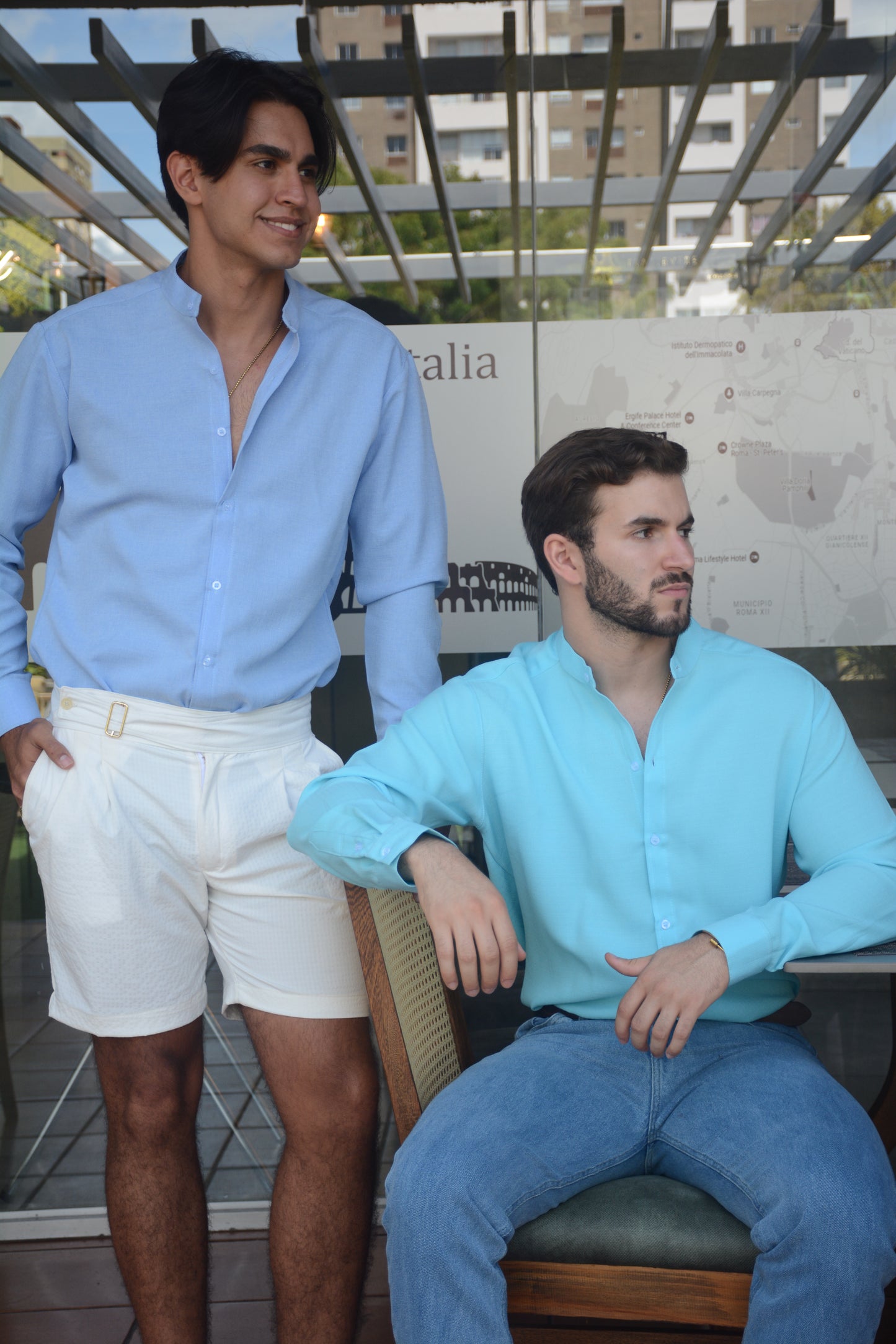 Camisa Aqua Light Lino M/L