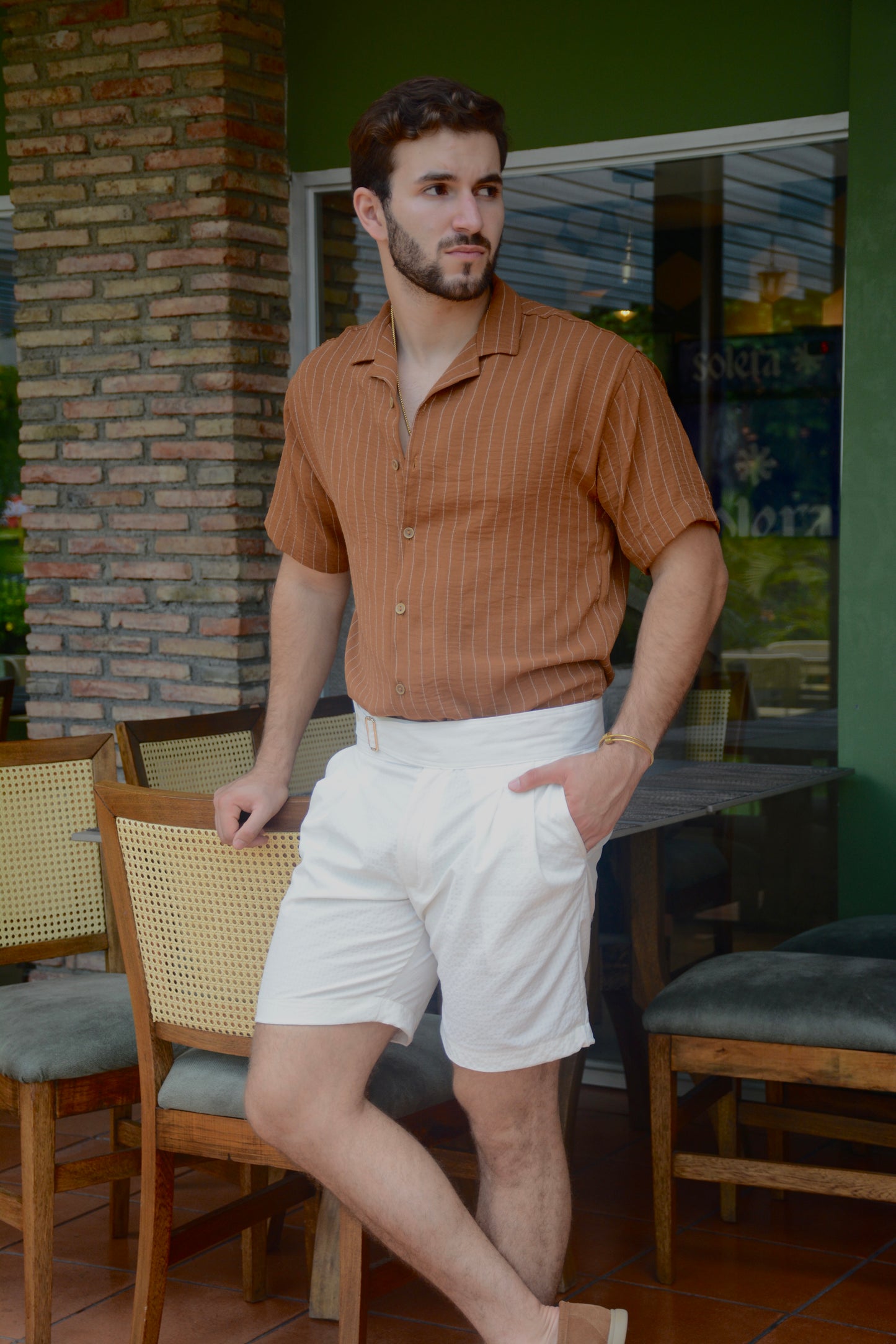 Camisa Terracotta Stripes