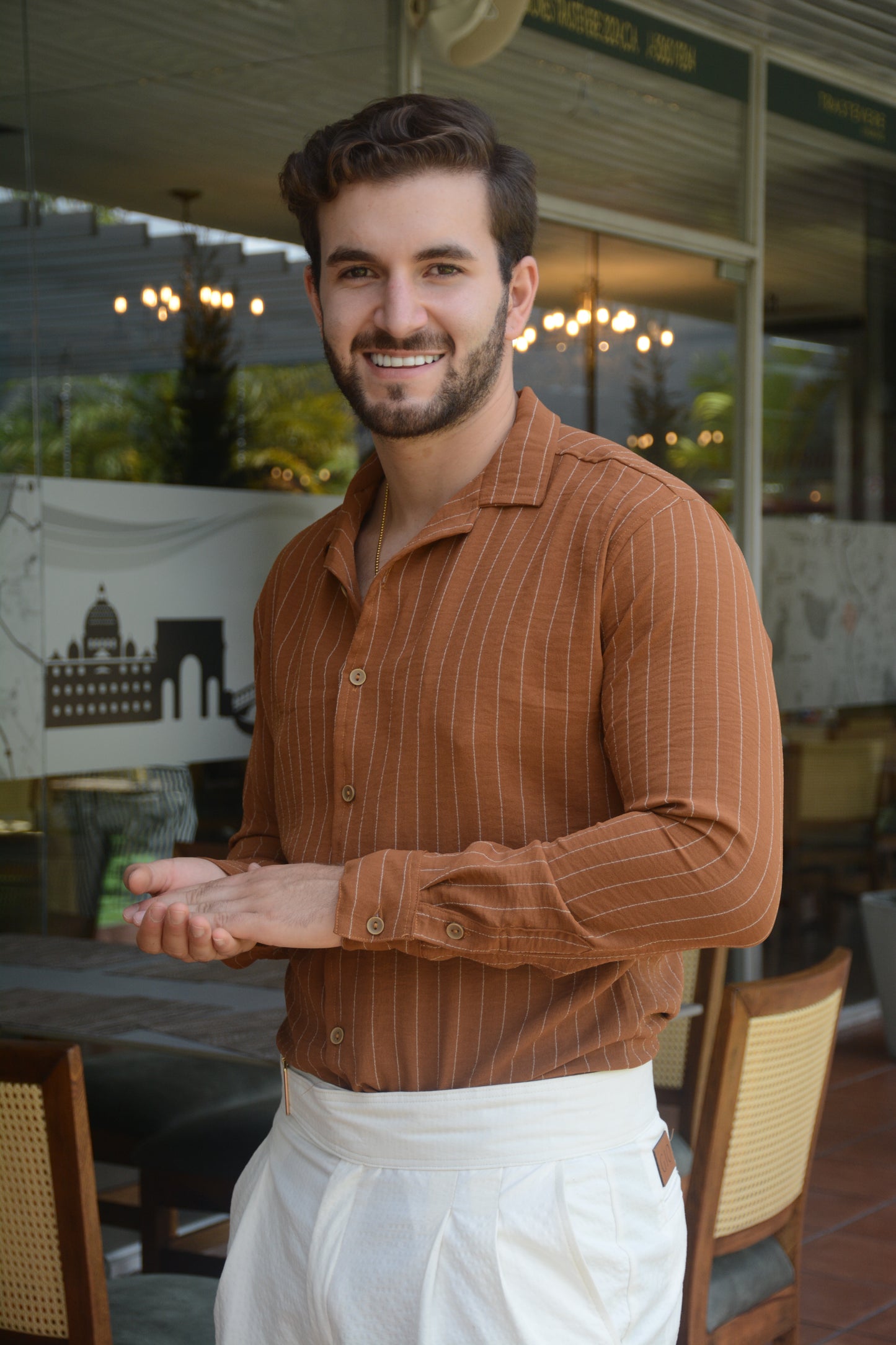 Camisa Terracotta Stripes M/L
