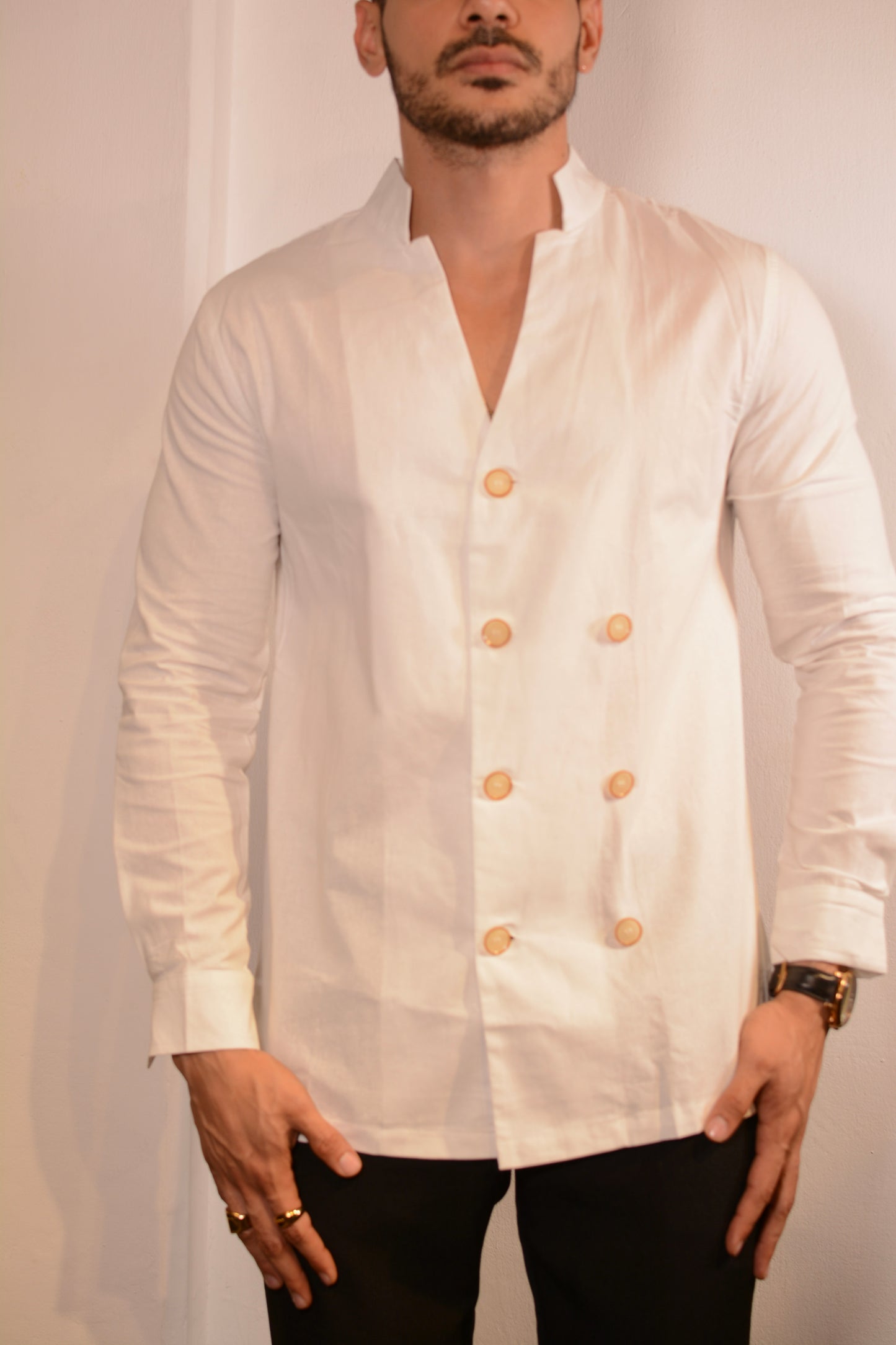Camisa “Doppio Elegante” – Blanco