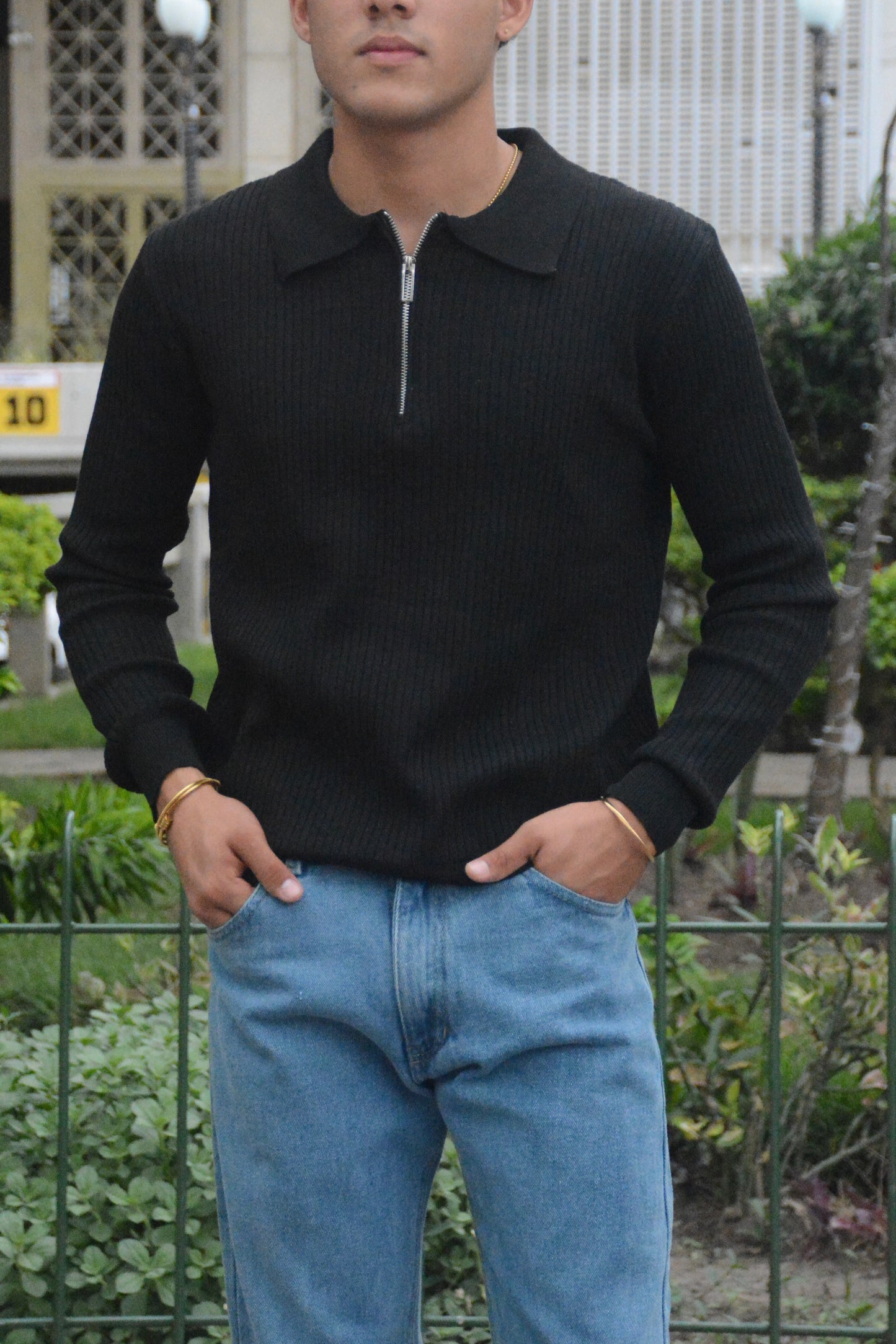 Polo Black Uomo Classico – Zip M/L