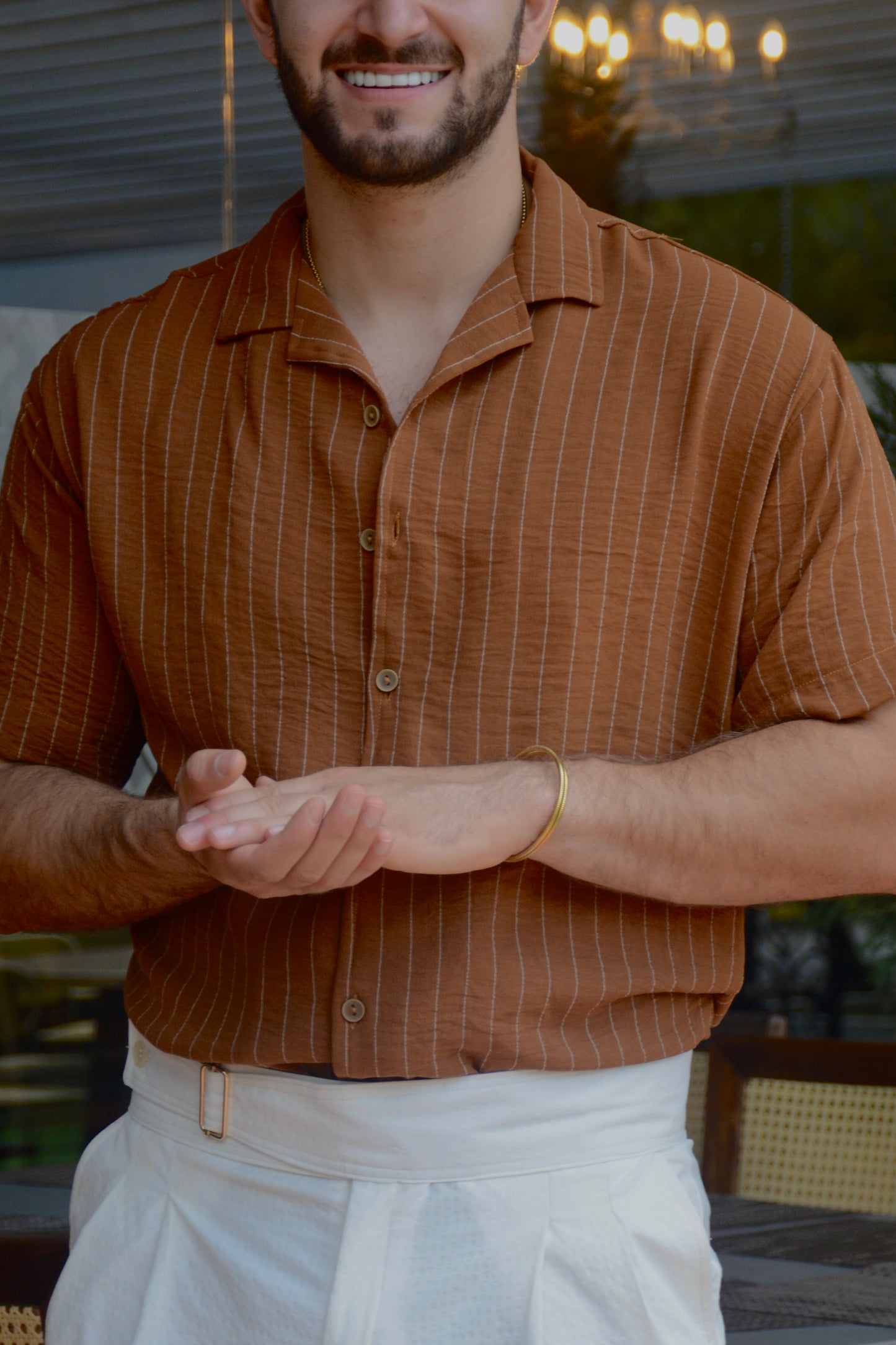Camisa Terracotta Stripes