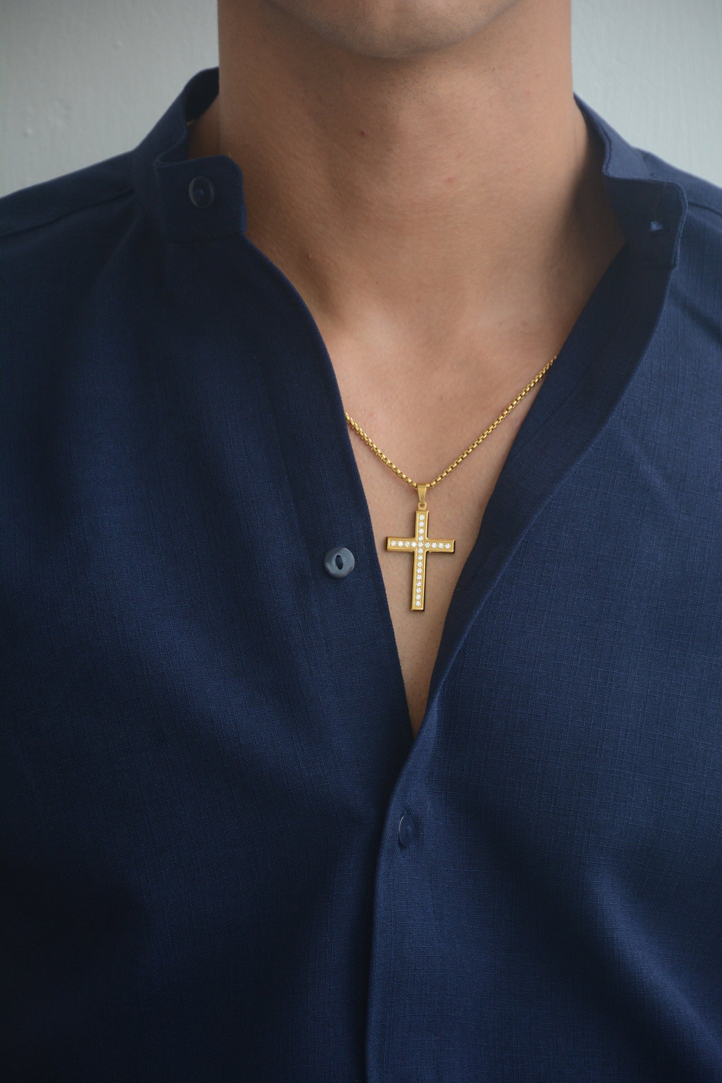 Cadena Crucifix Diamond