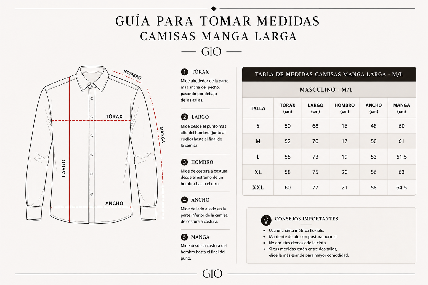 Camisa Nebbia | Cuello Mao (Gris Perla) M/L