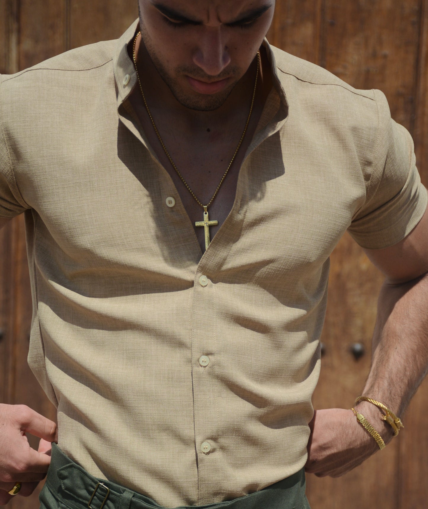 Camisa Brown Lino