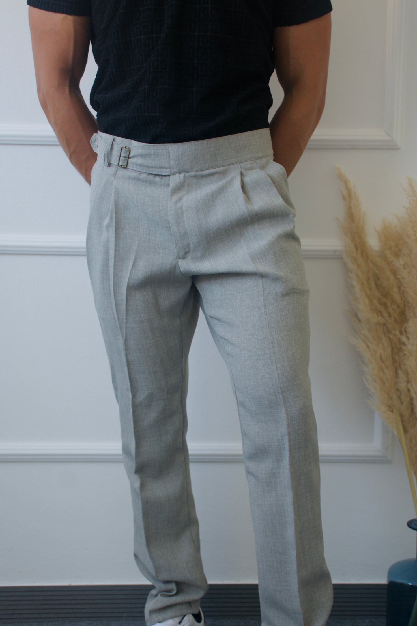 Pantalon Gris Lino edición Exclusive