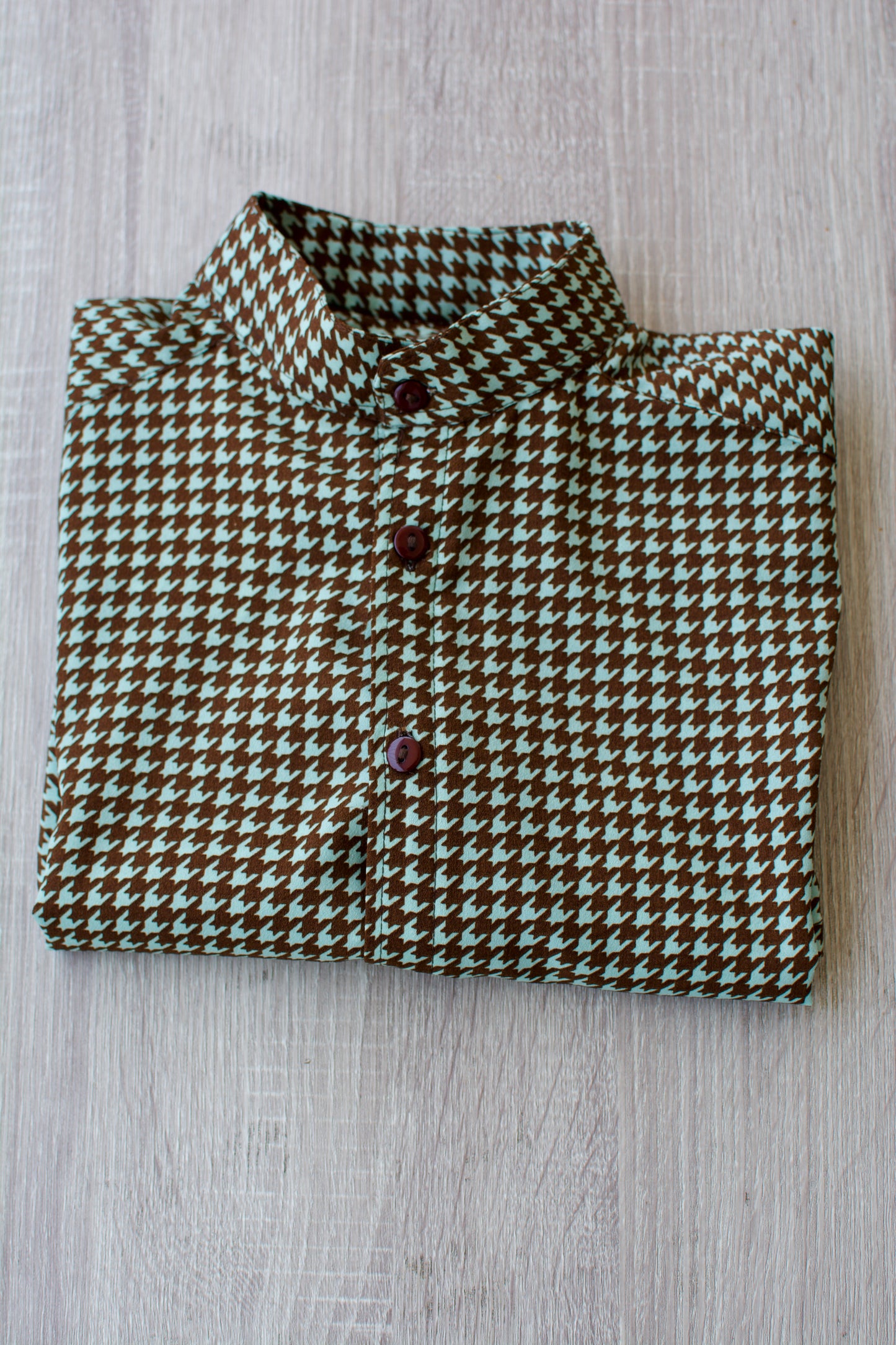 Camisa Green Abstract