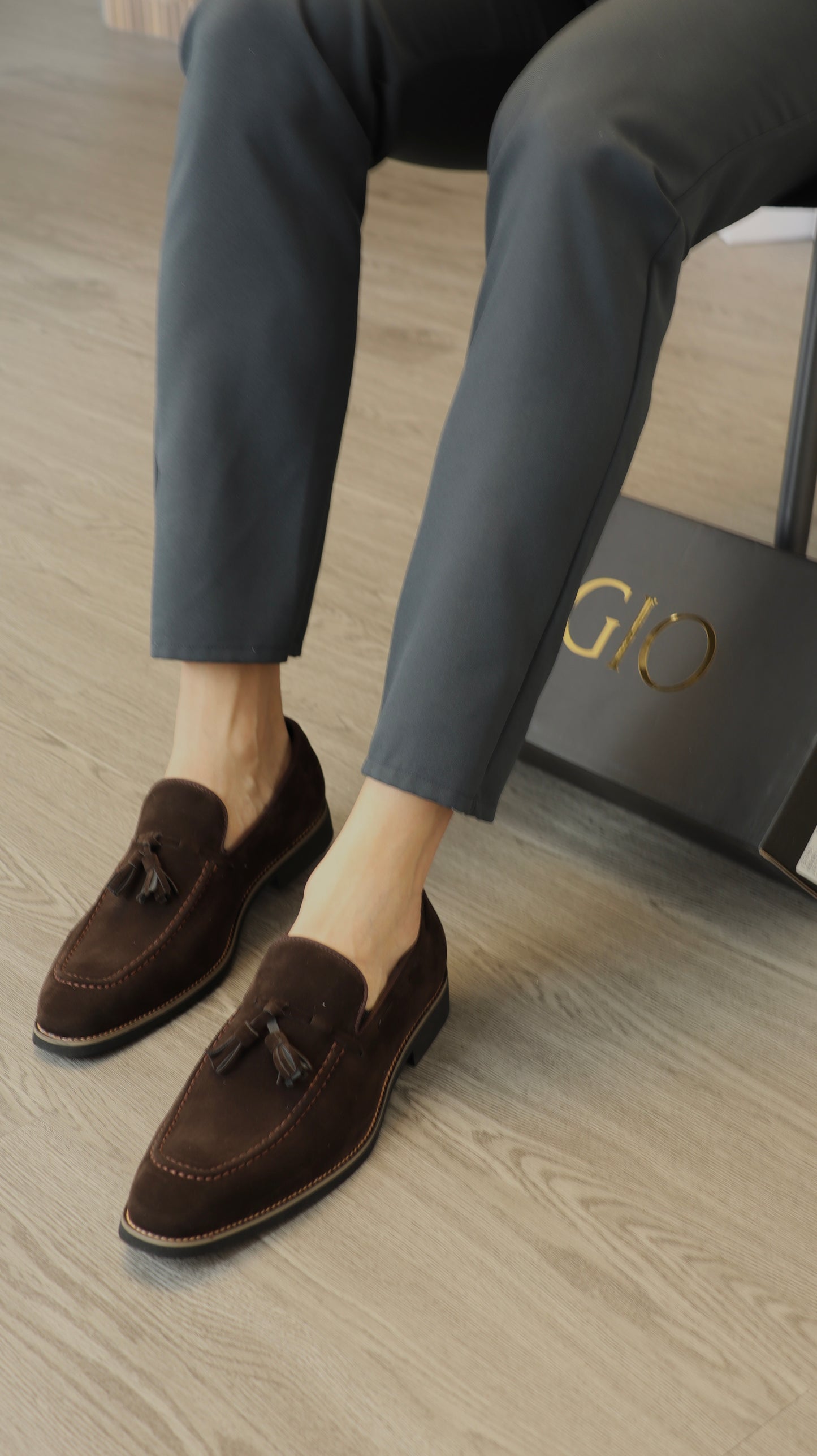 Zapato Imperial Oak Tassel Loafer (Café Oscuro)