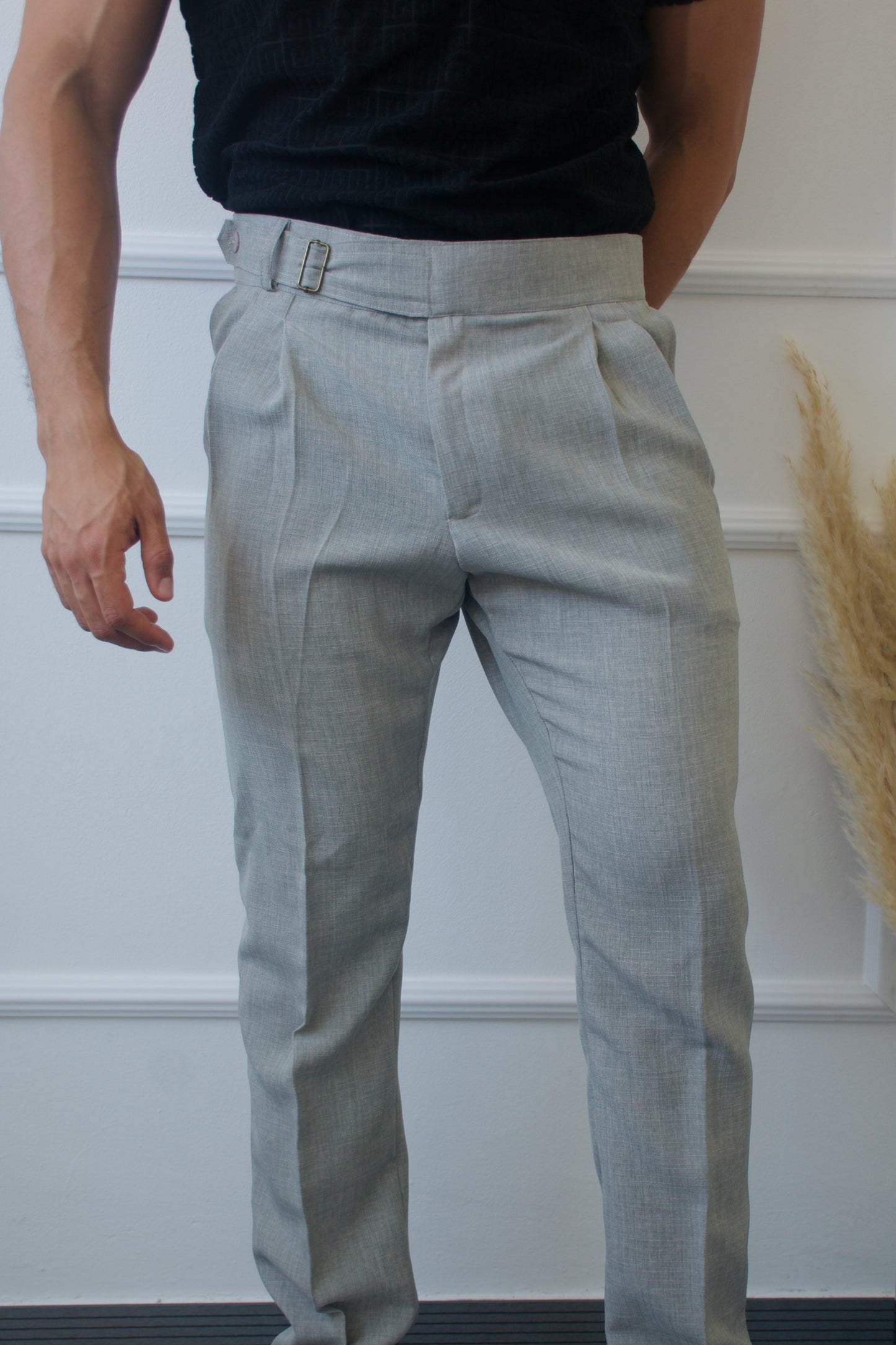 Pantalon Gris Lino edición Exclusive