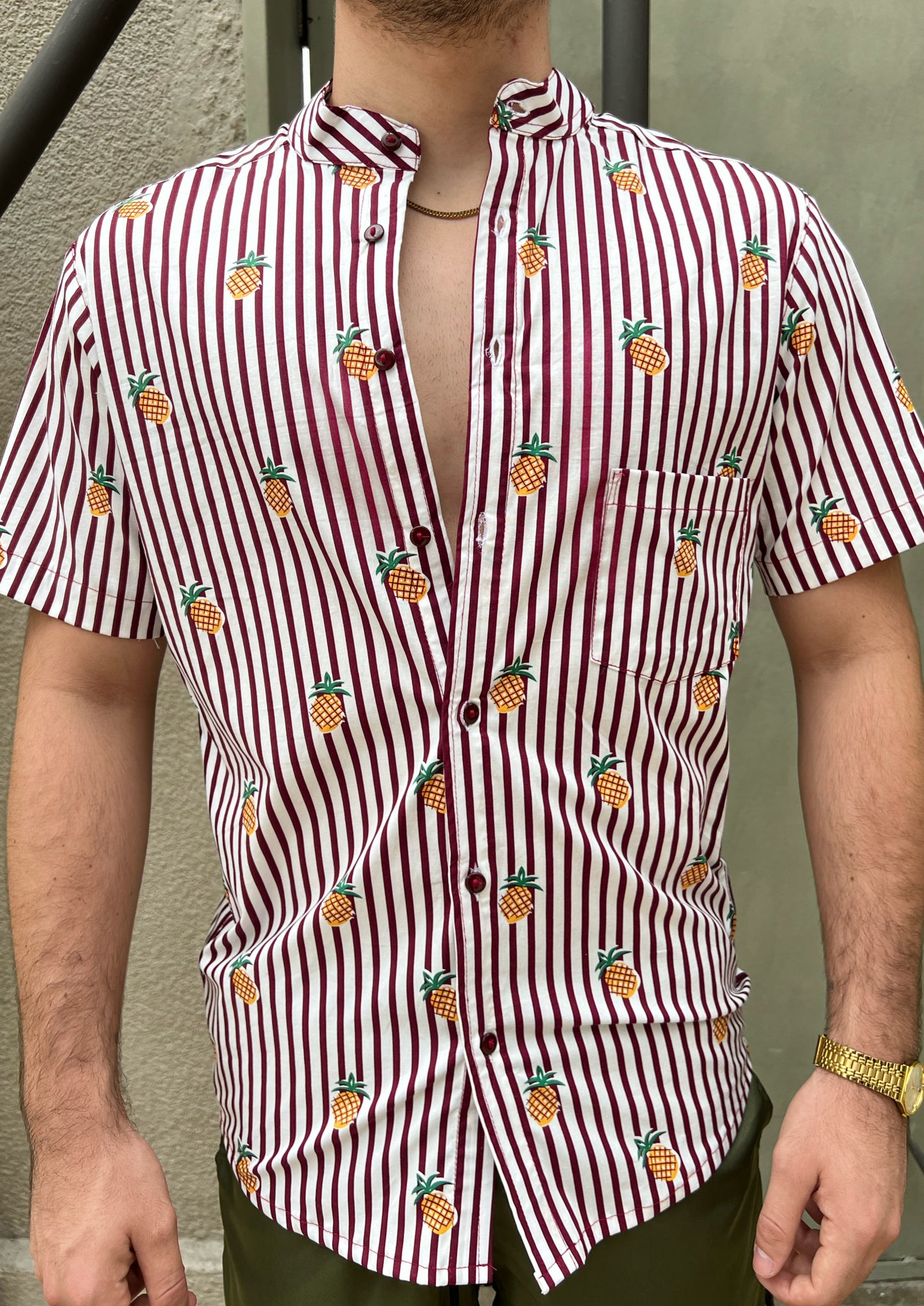 Camisas Red Pineapple Stripes