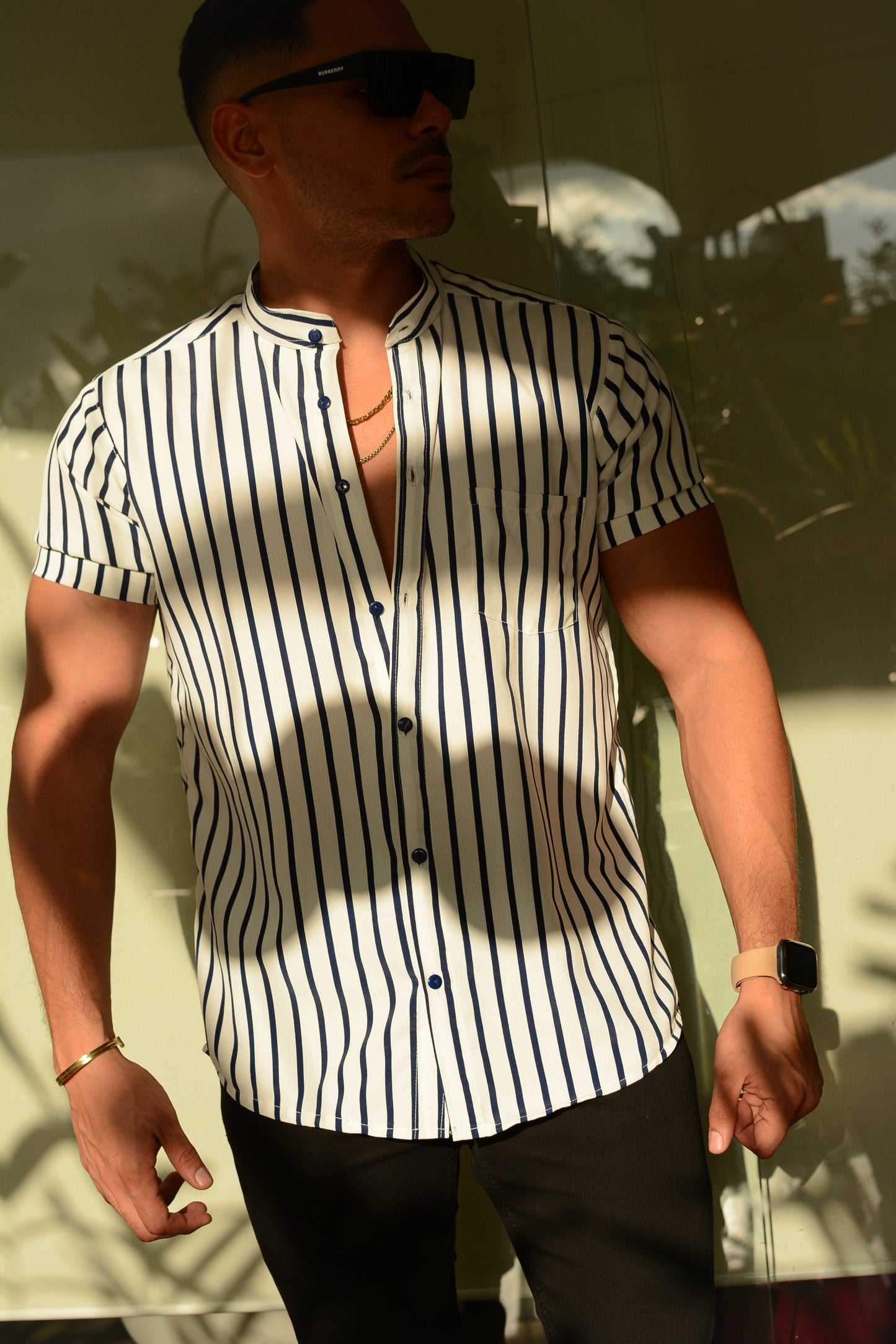 Camisa Blue Stripes