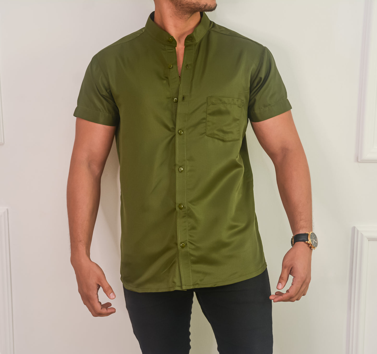 Camisa Olive Green