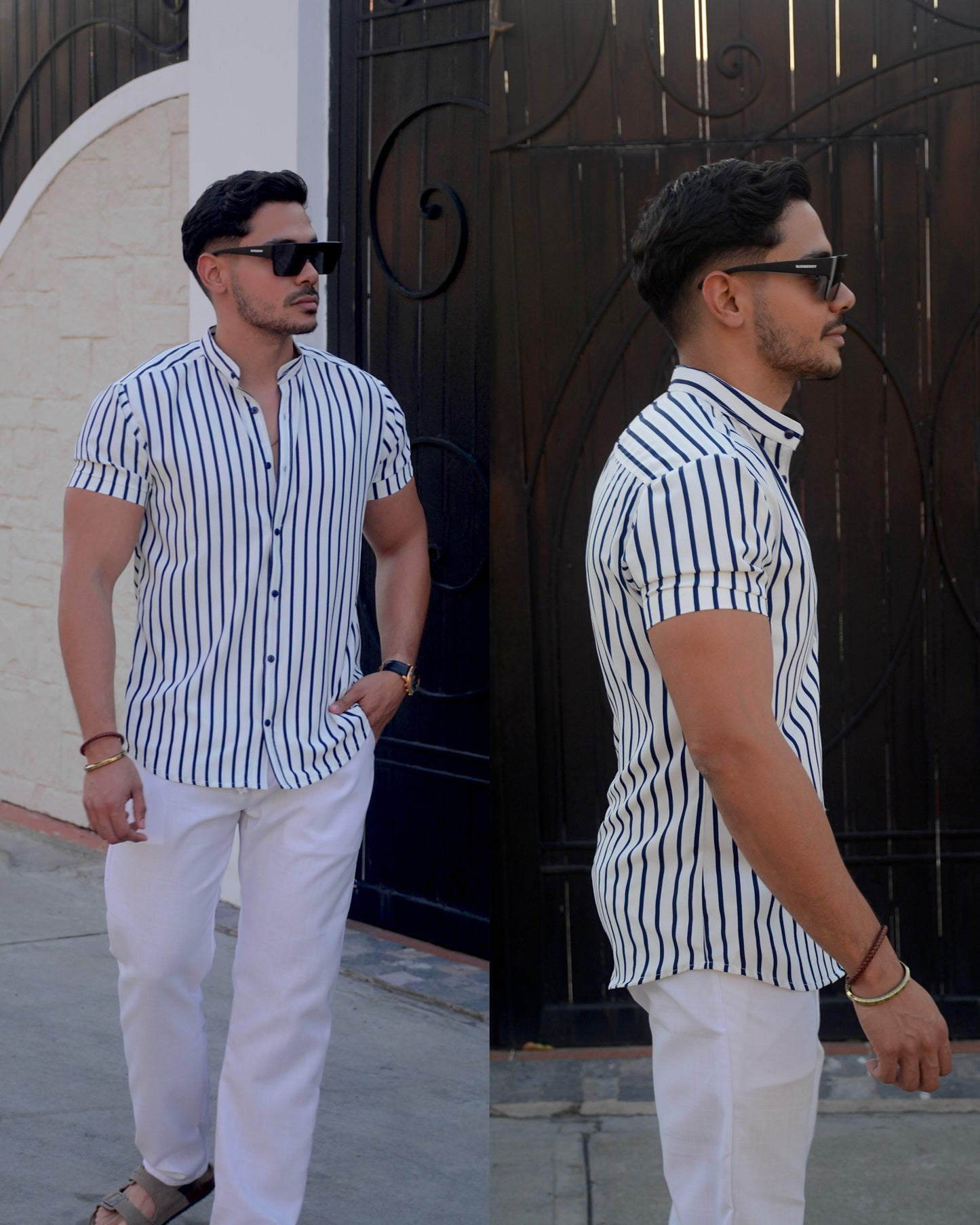 Camisa Blue Stripes