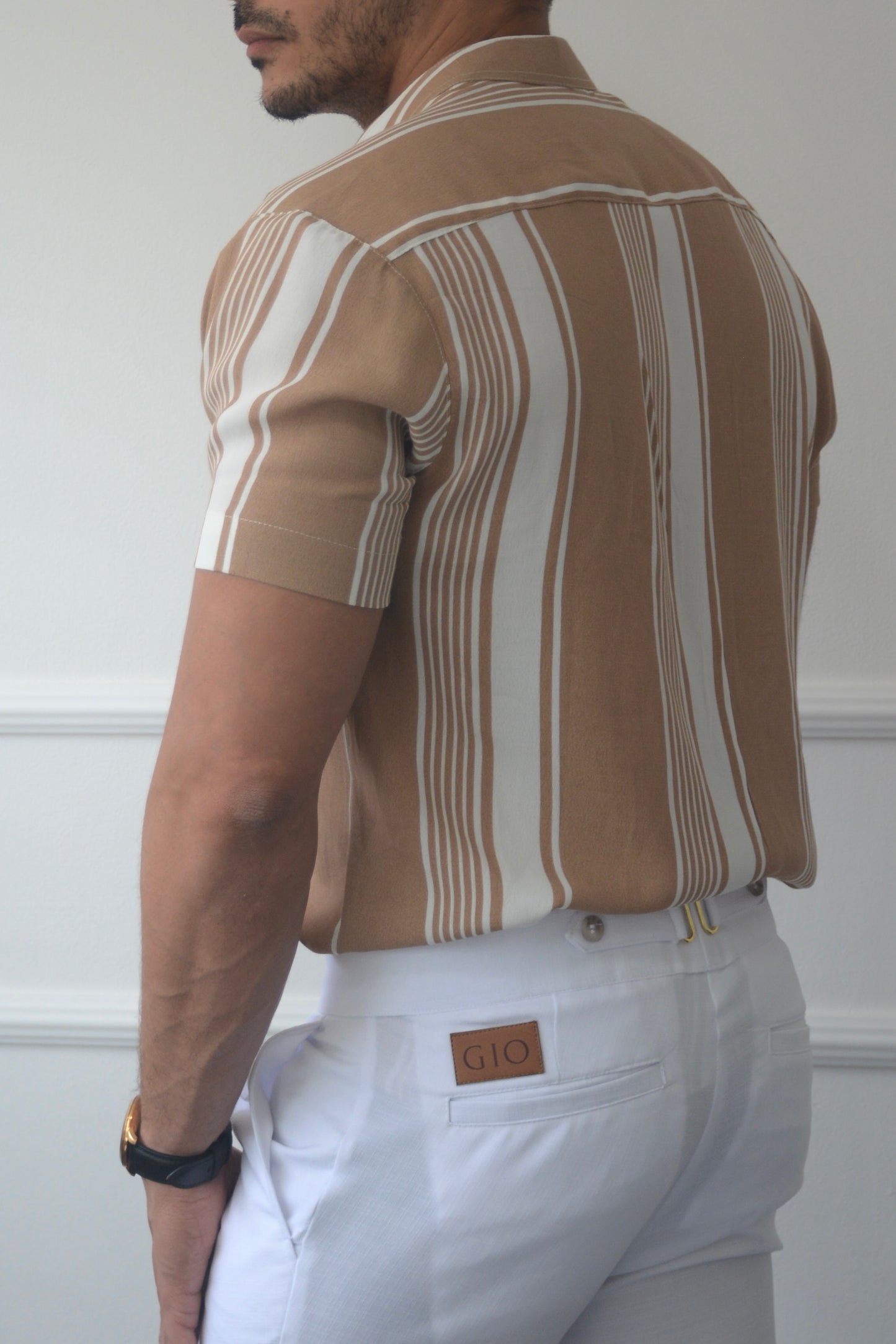 Camisa Brown Stripes