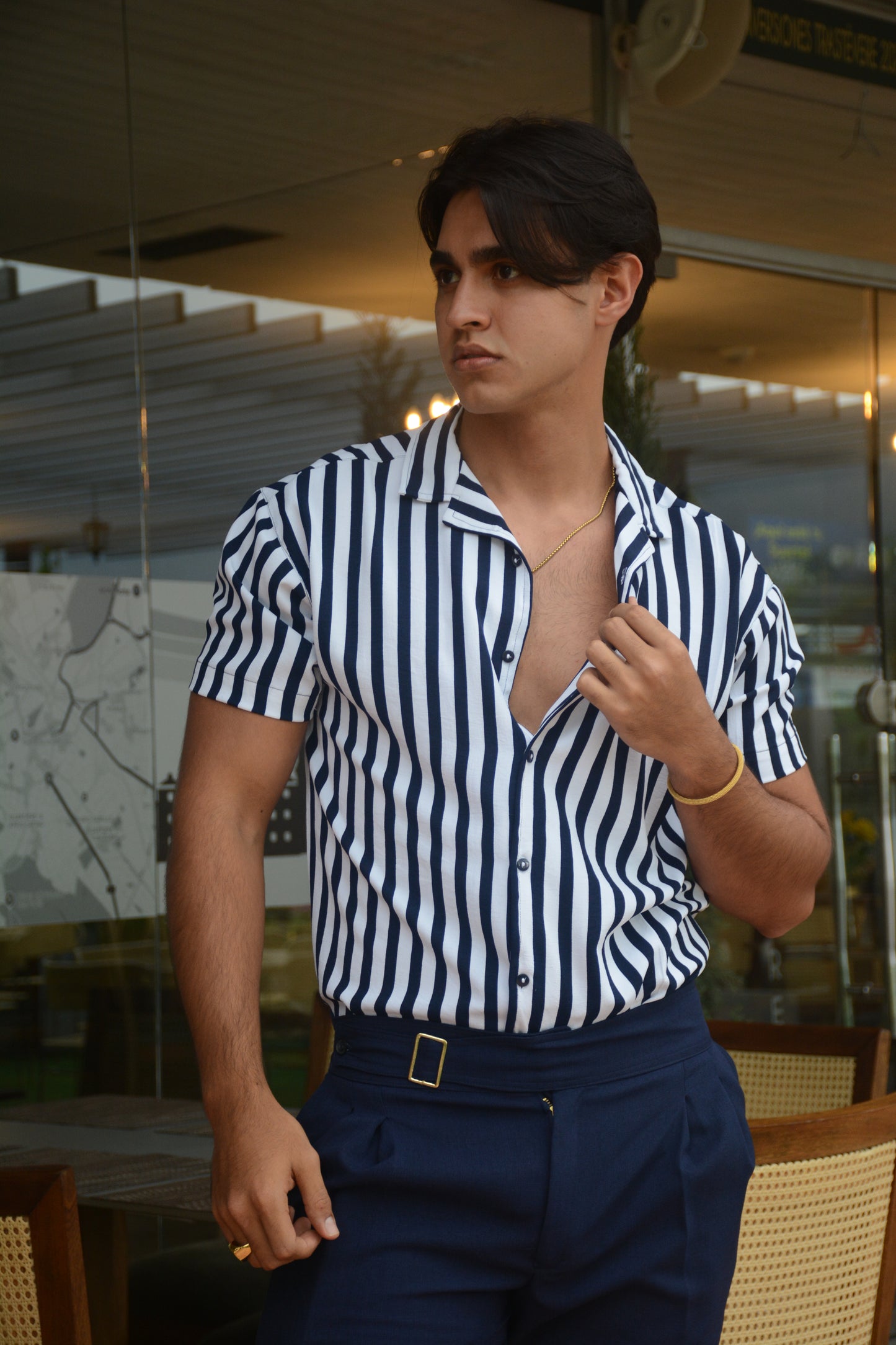 Bermuda Dark Blue Classic Uomo