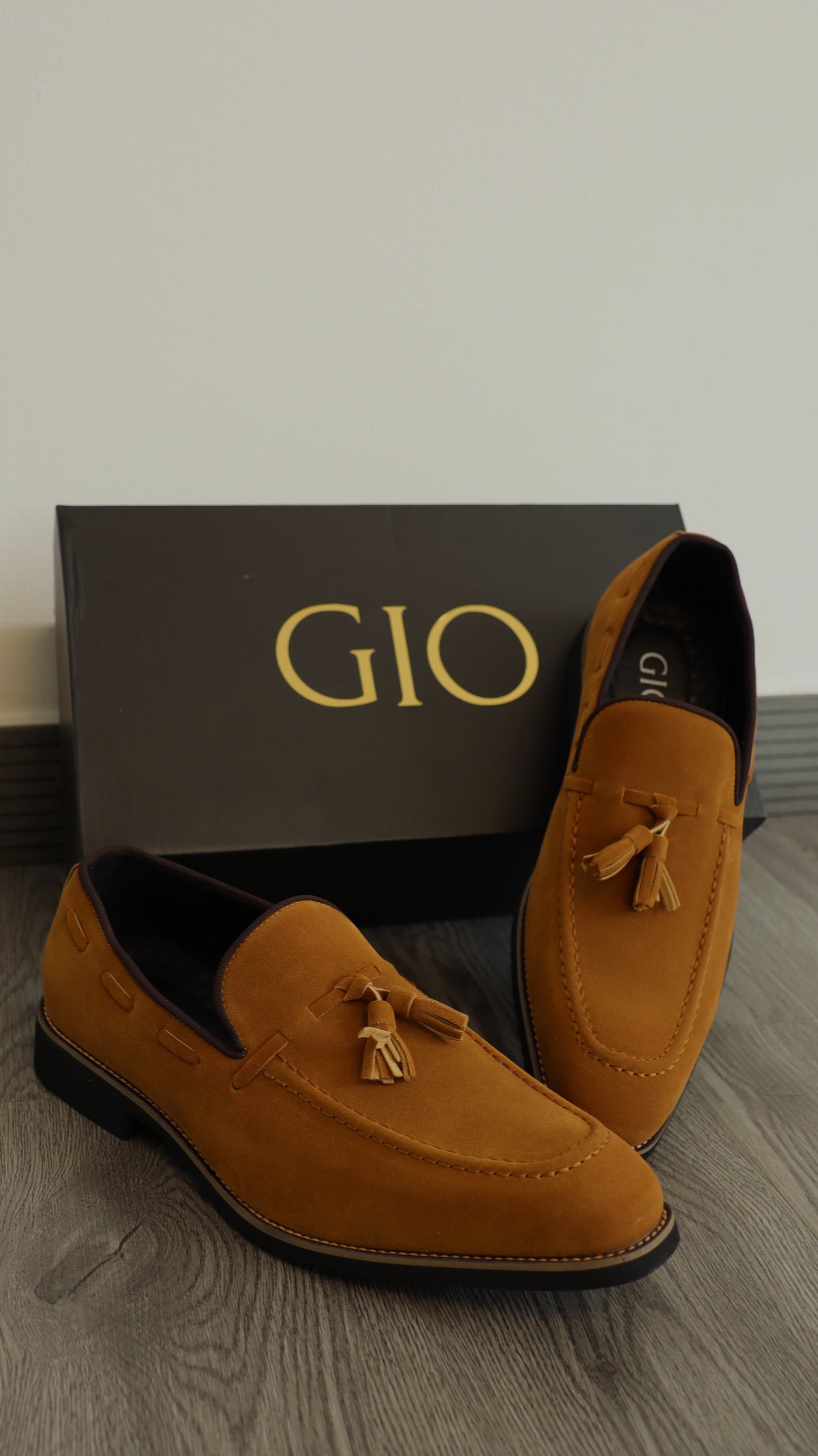 Zapatos Marbled Sand Tassel Loafer (Marrón)