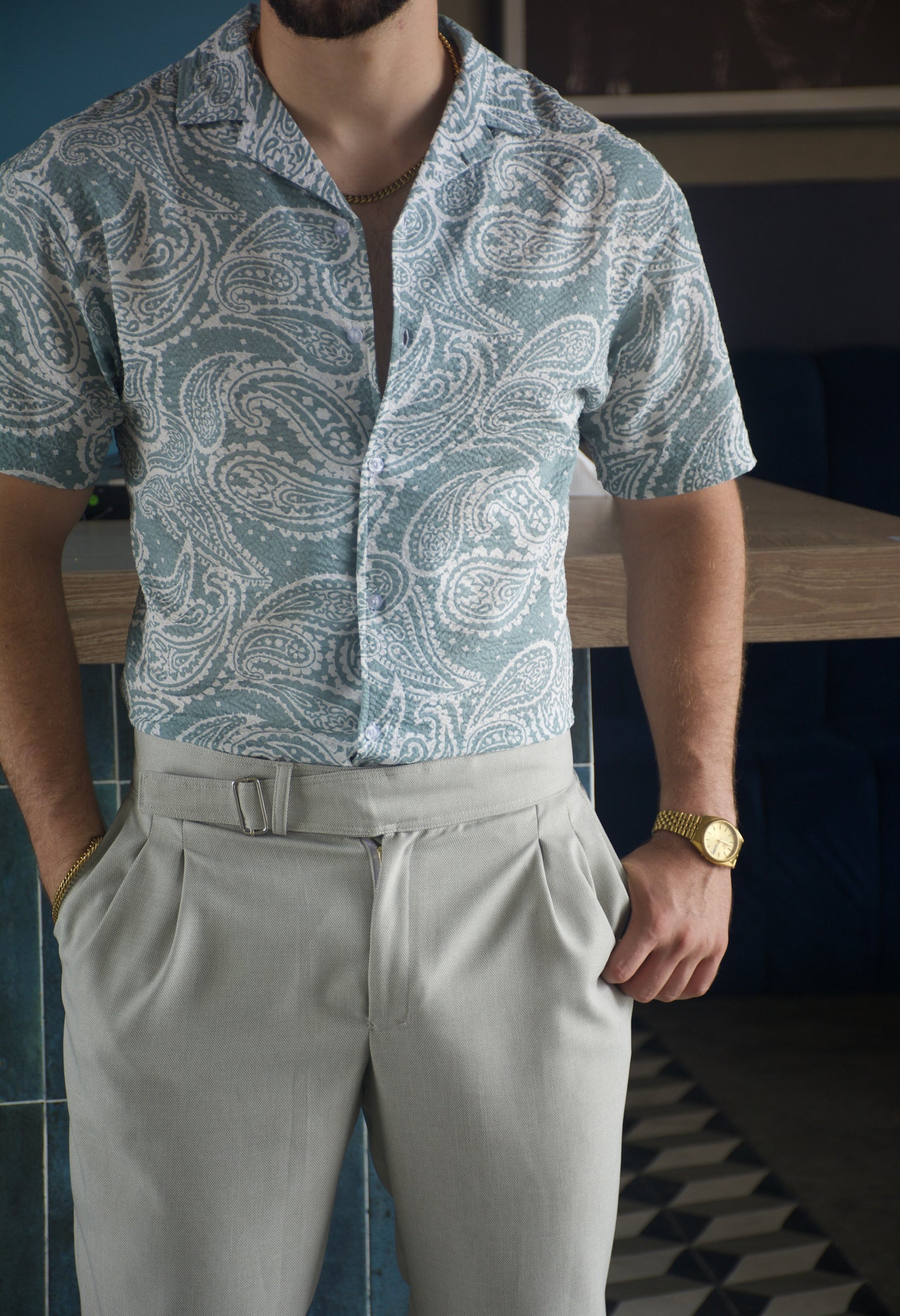 Camisa Aqua Bacter | Sprezzatura