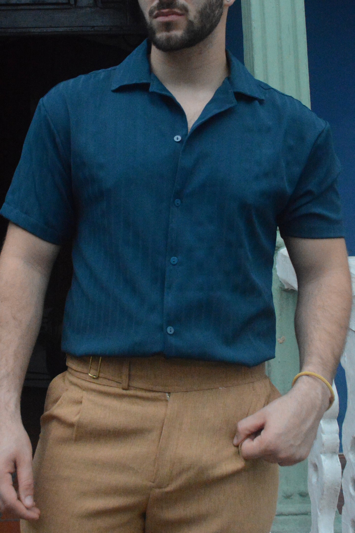 Camisa Alba – Navy