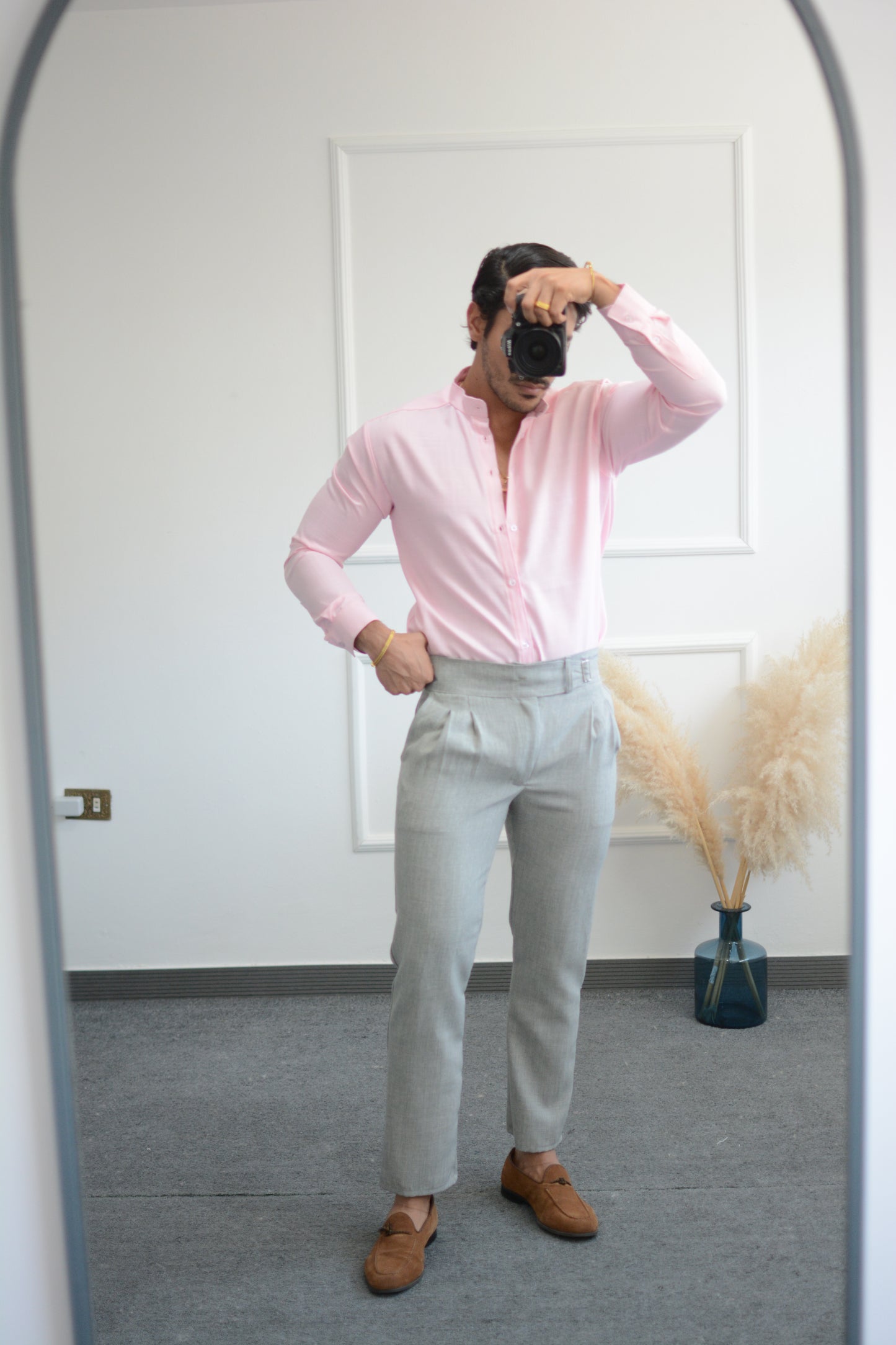 Pantalon Gris Lino edición Exclusive