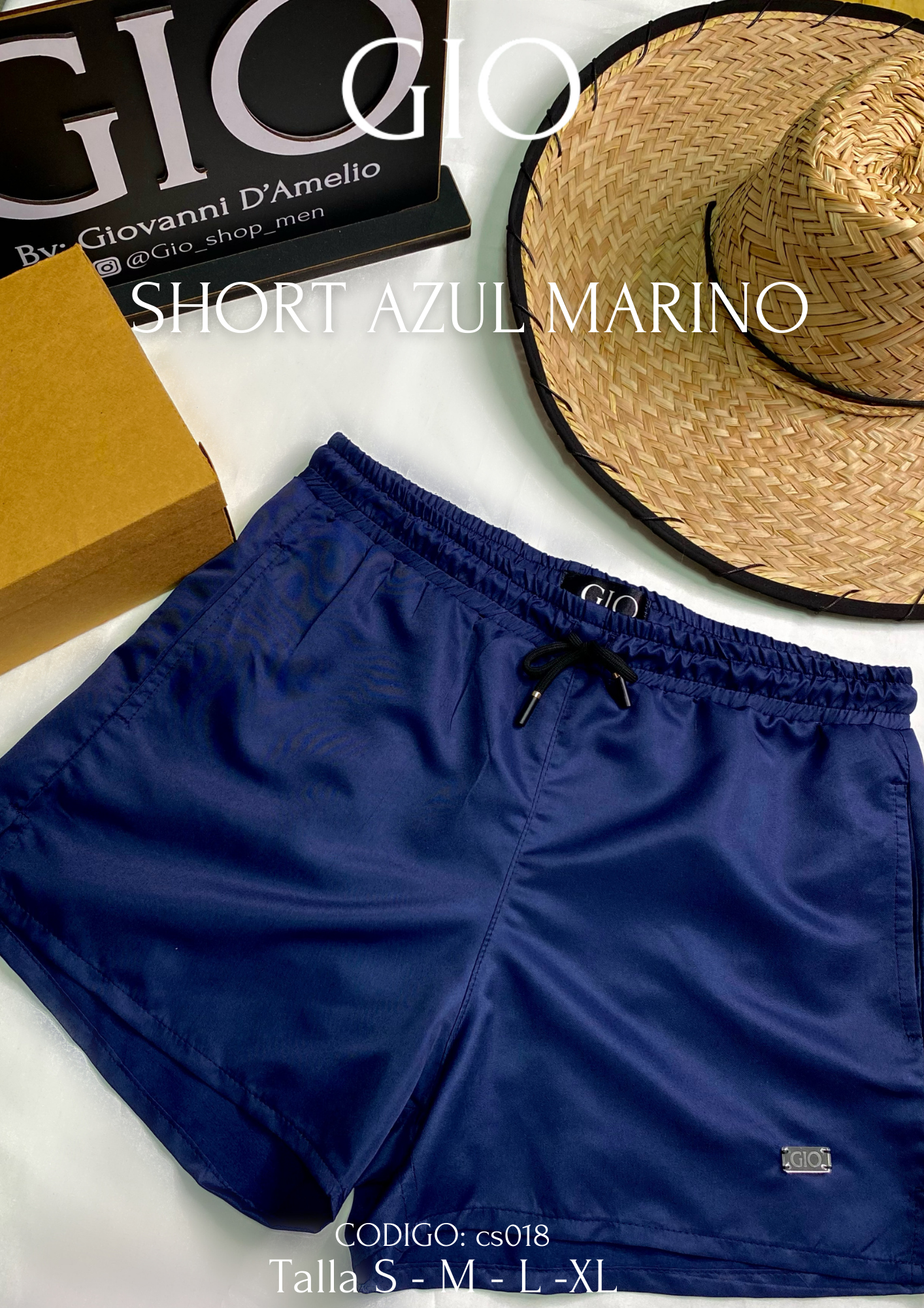 Short Azul Marino