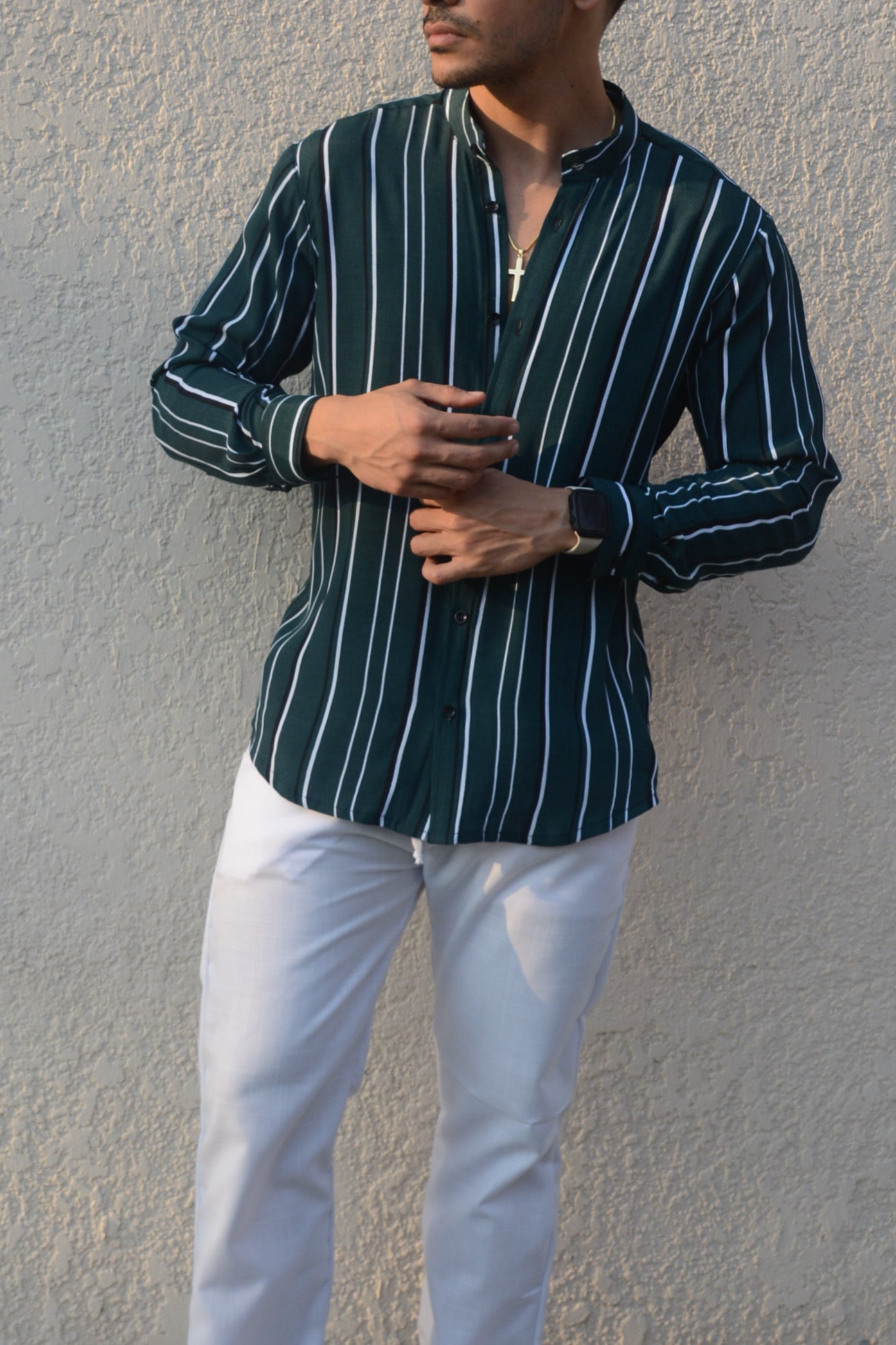 Camisa Green Stripes M/L