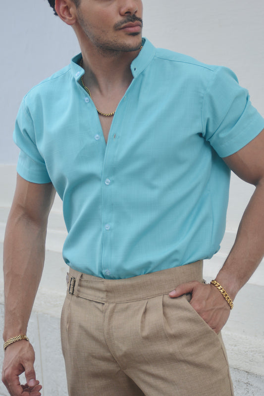 Camisa Aqua Lino