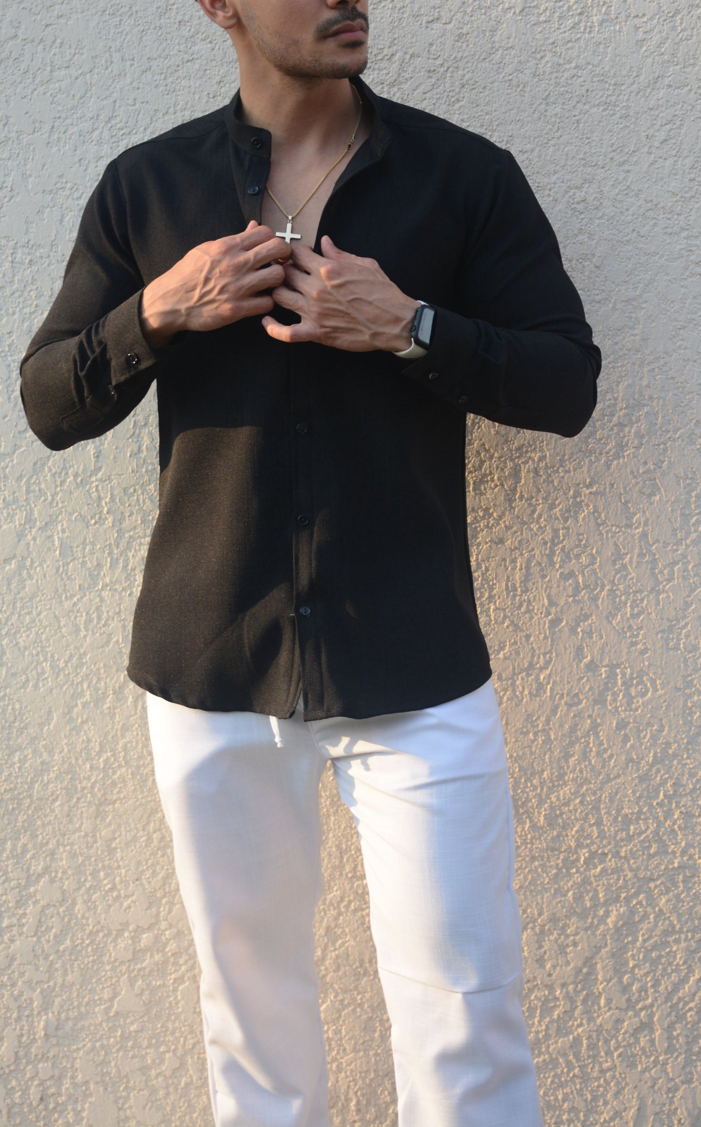 Camisa Black Lino M/L