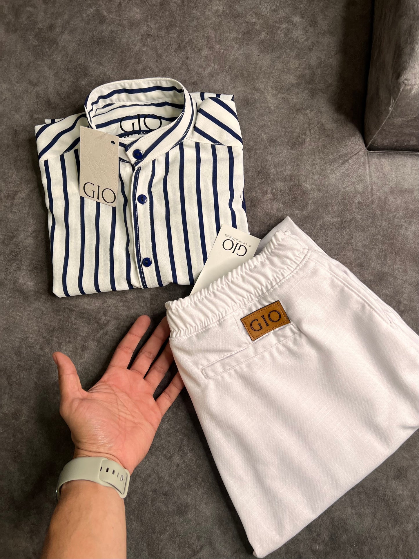 Camisa Blue Stripes