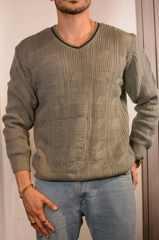 Polo Gris Británico | Tejido Ingles V