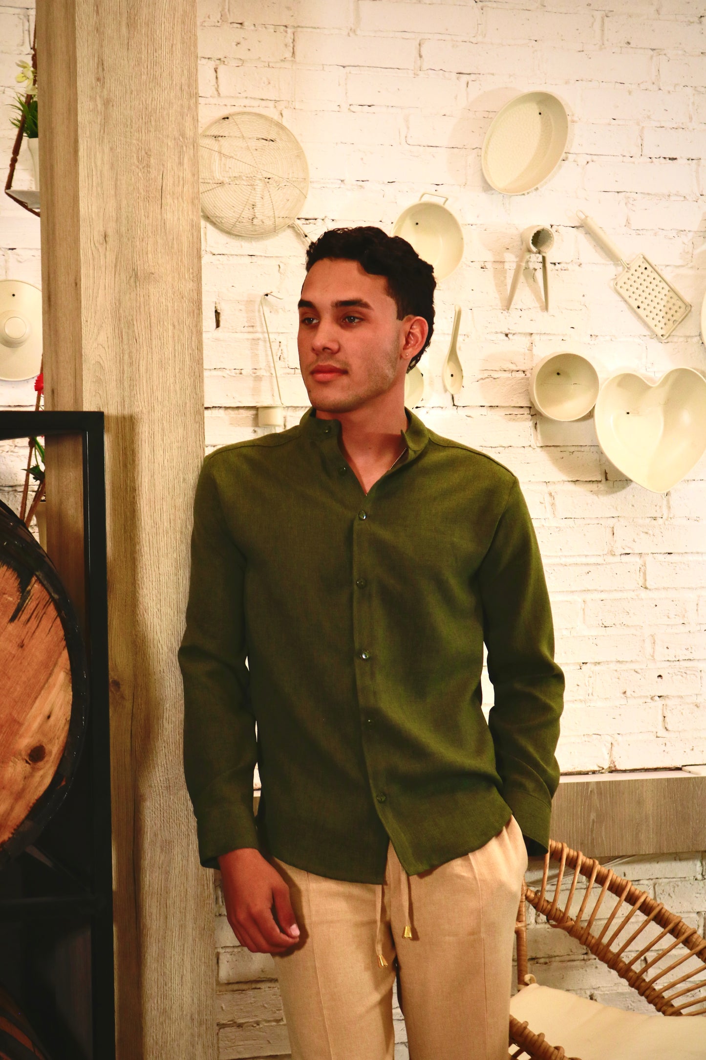 Pantalon Riviera Crema – Lino Italiano