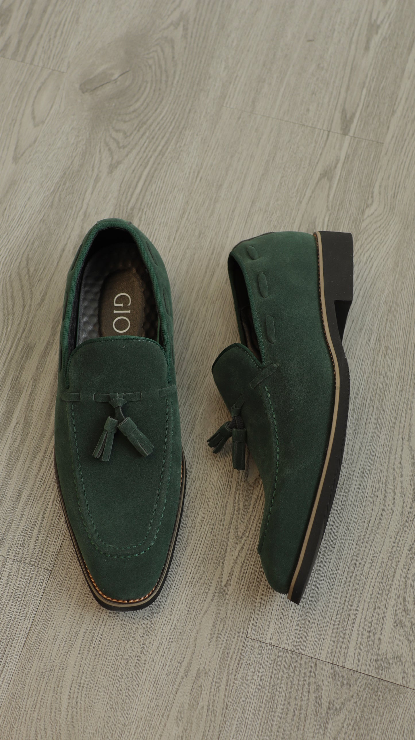 Zapatos Emerald Regent Tassel Loafer (Verde Esmeralda)