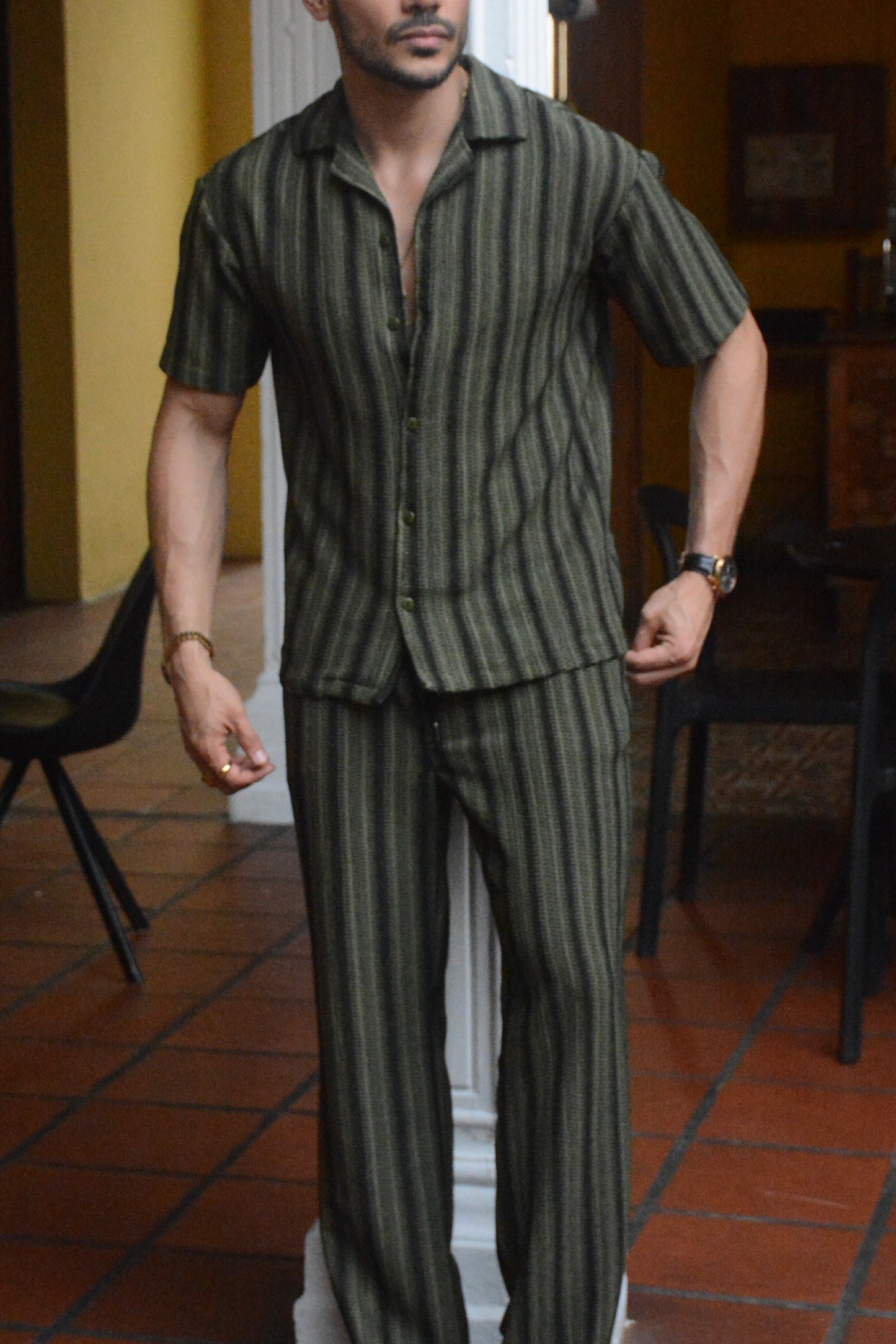 Camisa Aurora Green Olive