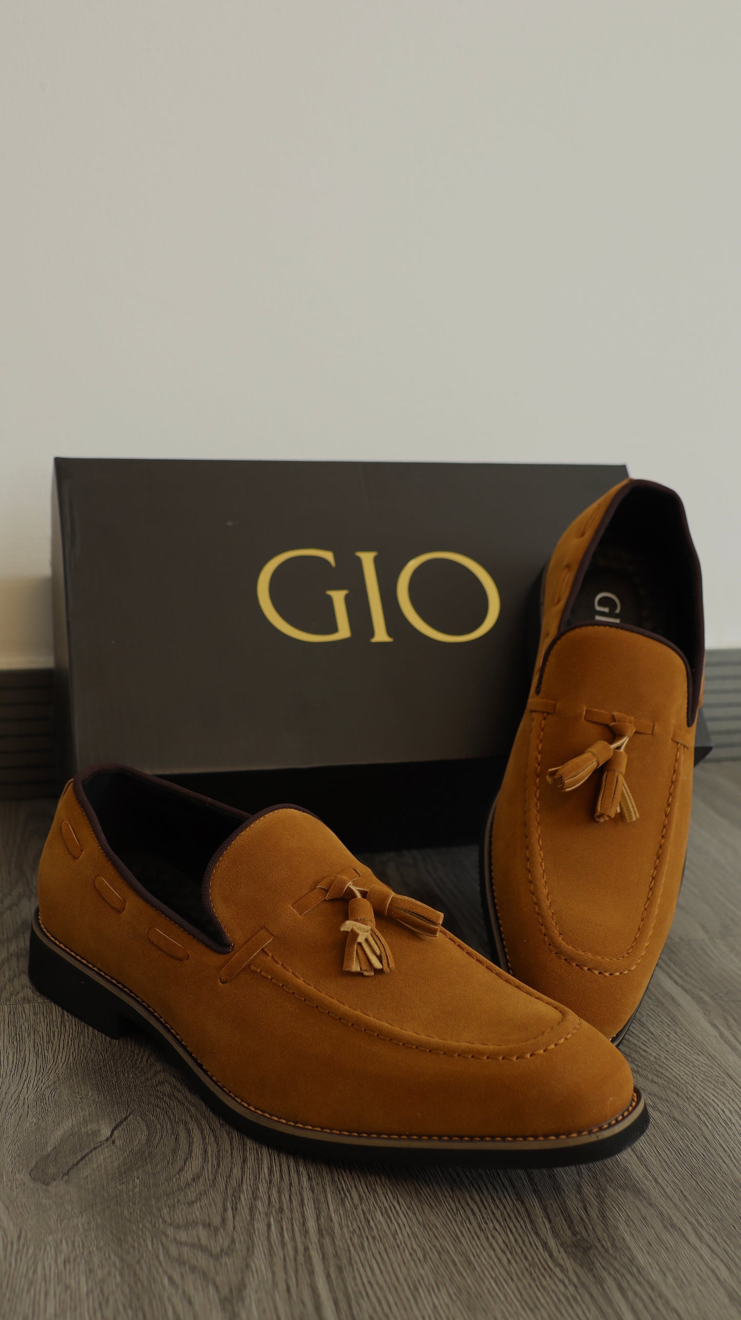 Zapatos Marbled Sand Tassel Loafer (Marrón)