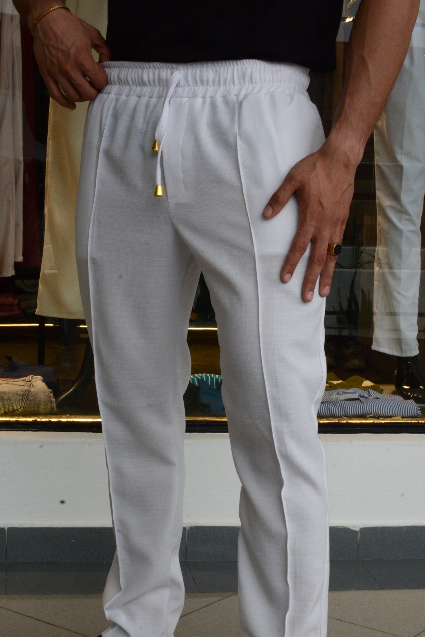 Pantalon Riviera Blanco – Lino Italiano