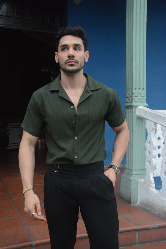 Camisa Alba – Verde Oliva