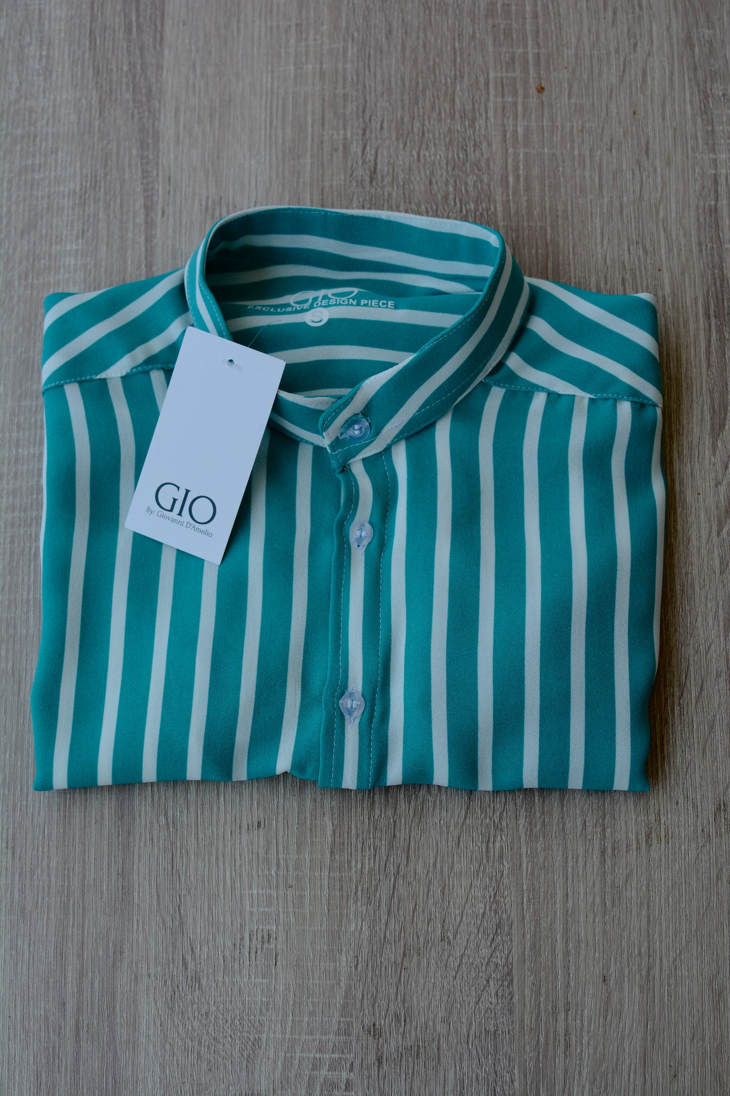 Camisa Aqua Stripes