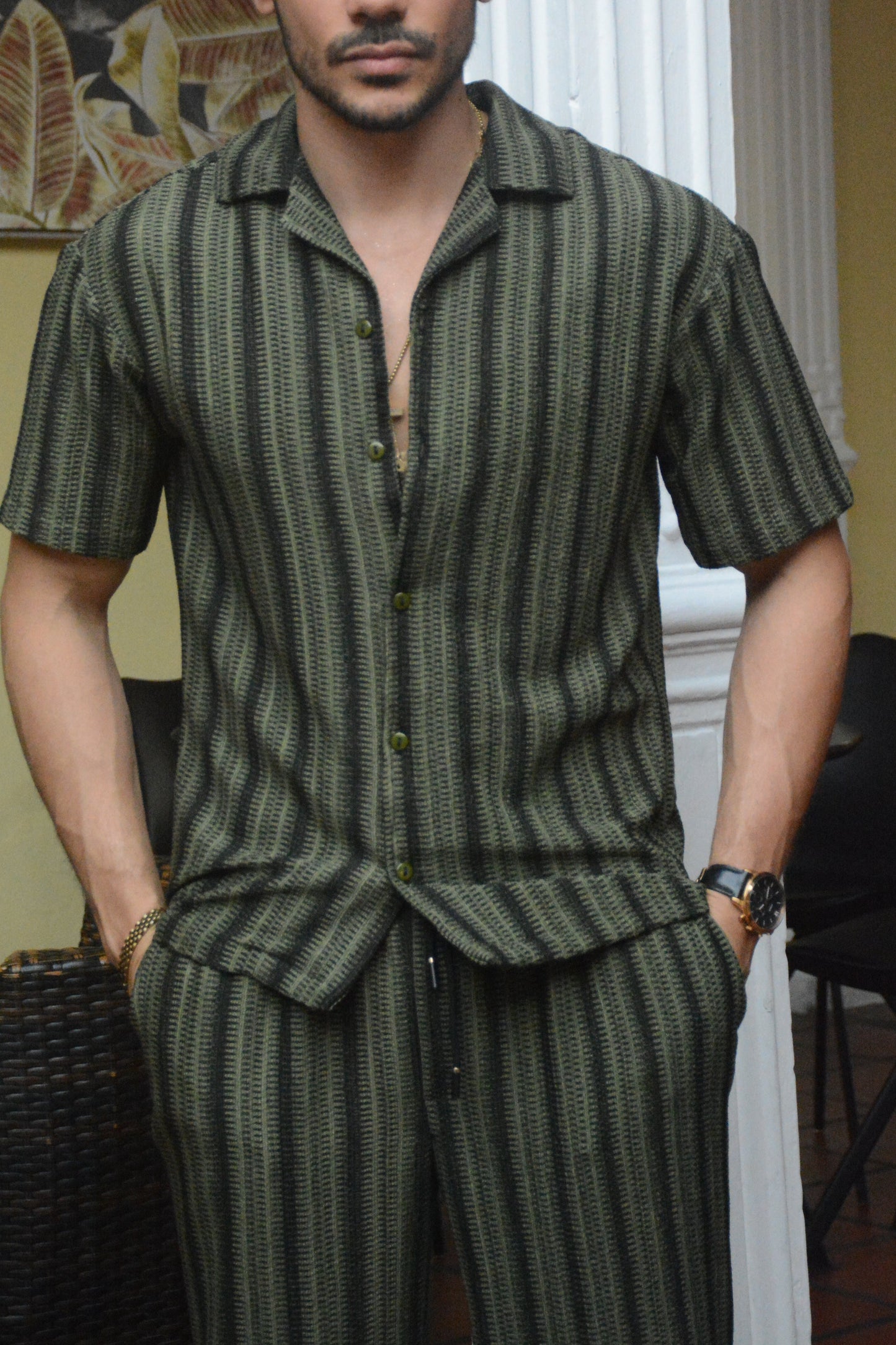 Camisa Aurora Green Olive