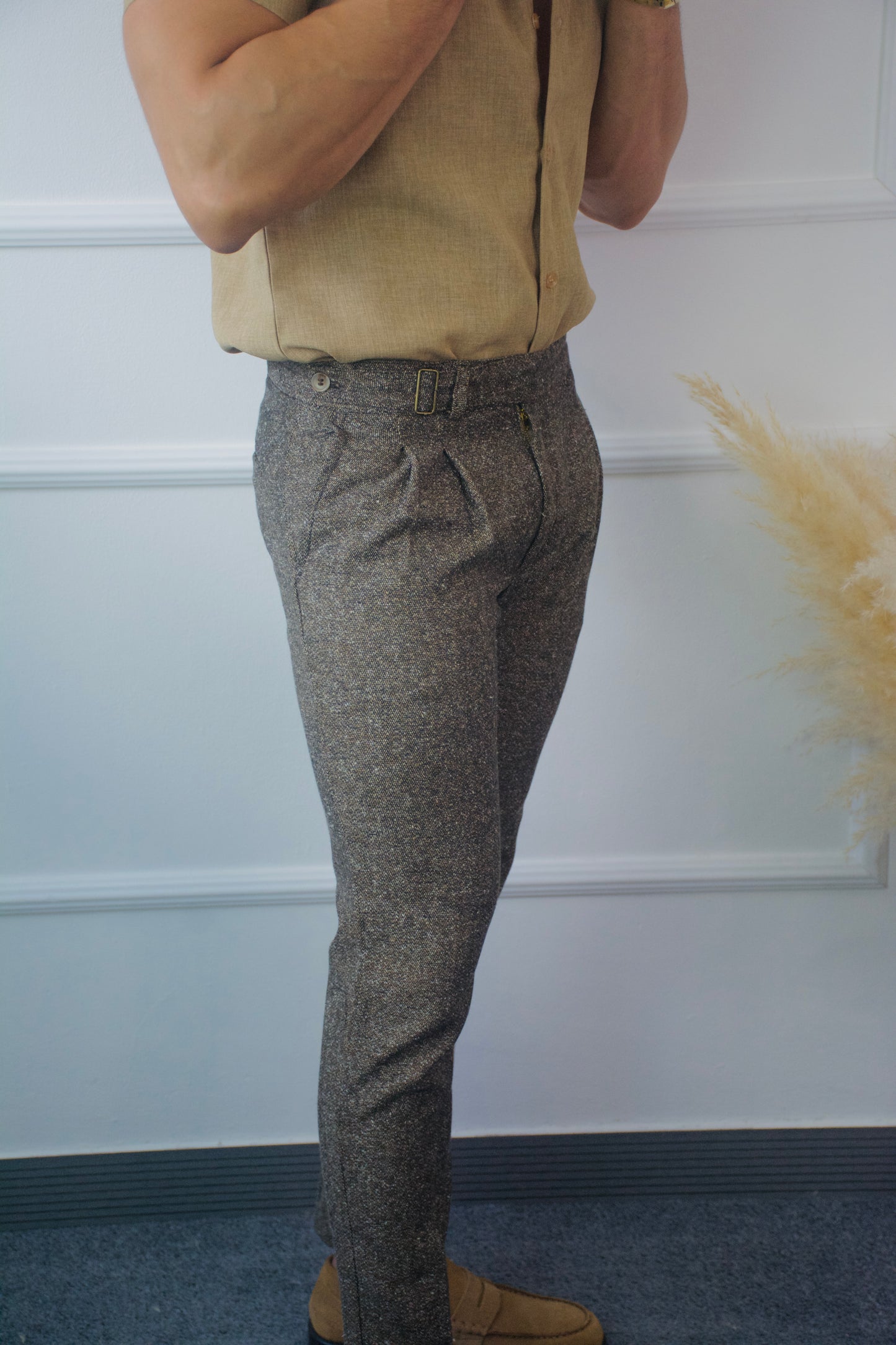 Pantalon Brown Tejido Italiano