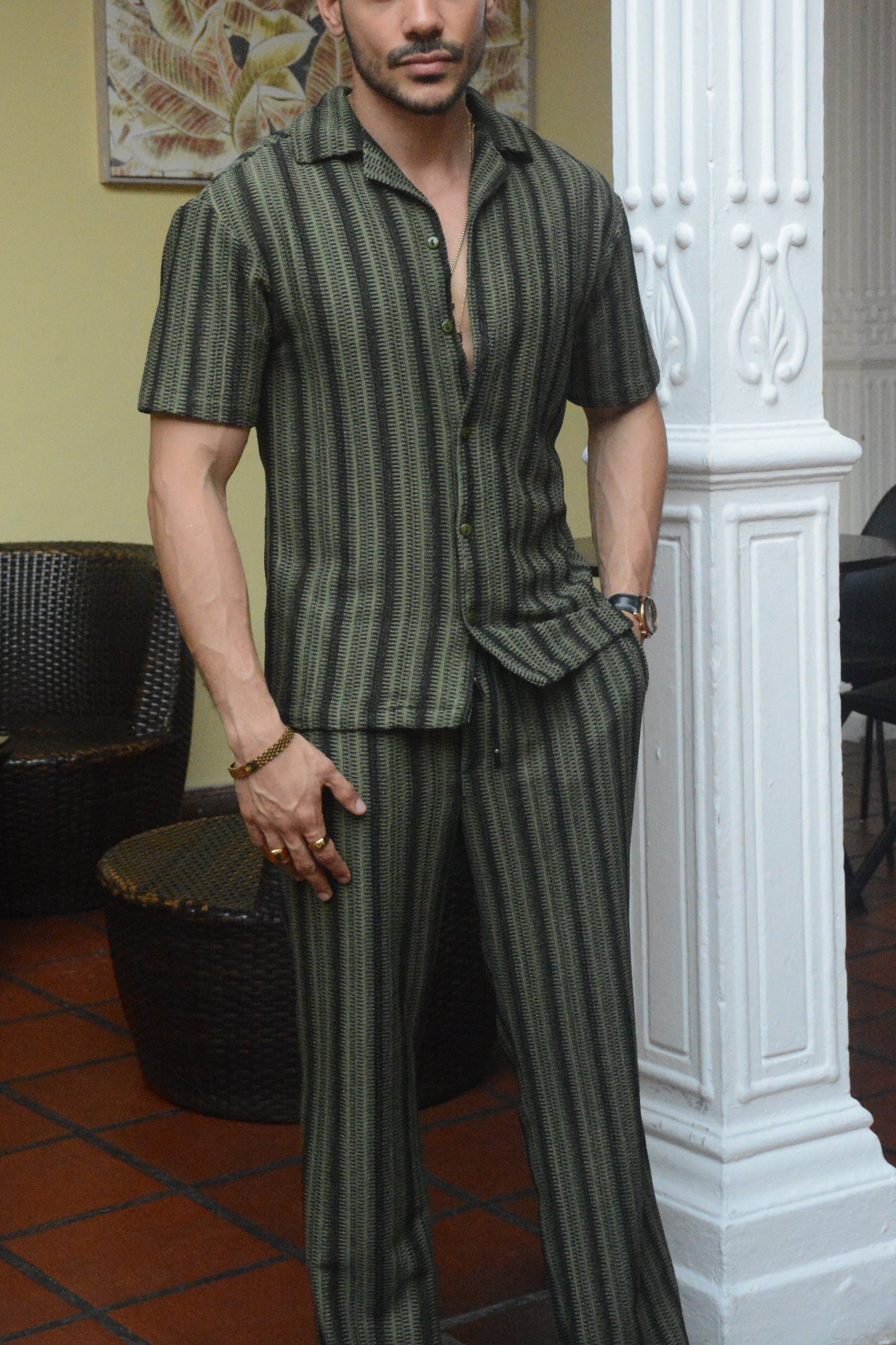 Camisa Aurora Green Olive