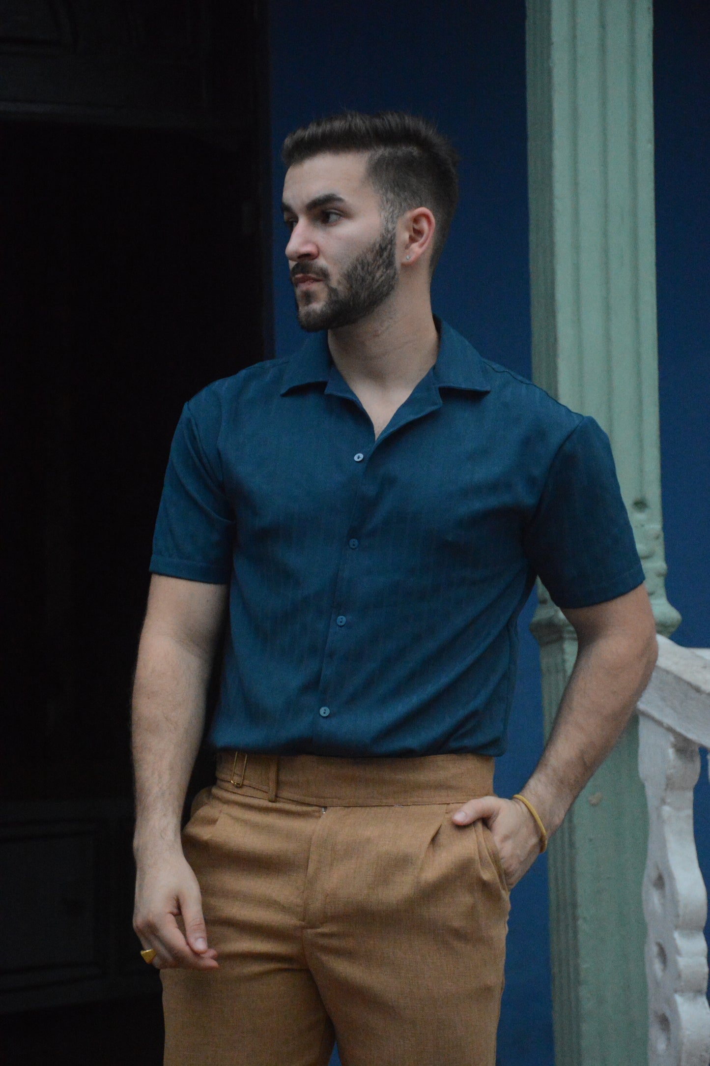 Camisa Alba – Navy