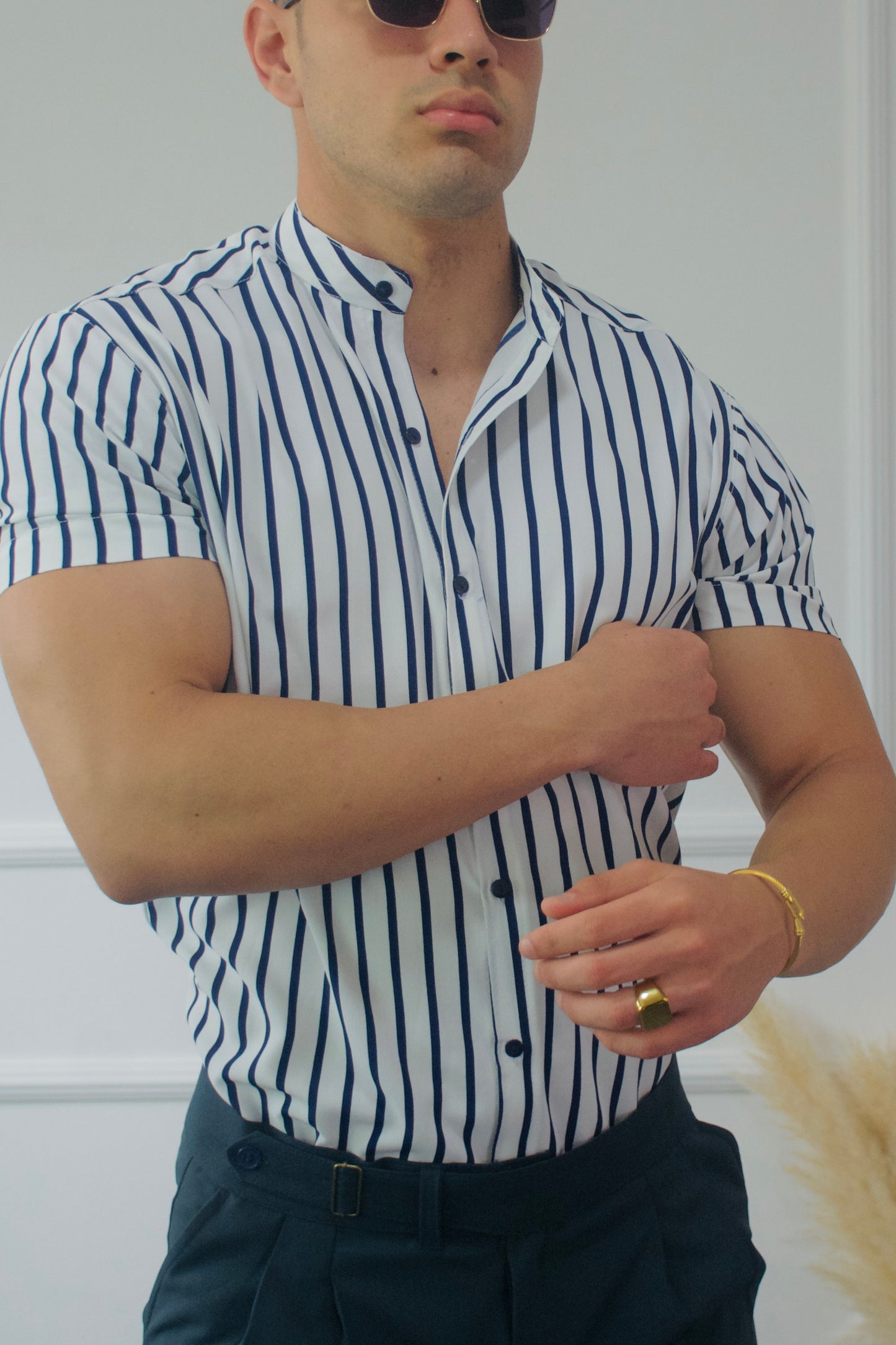 Camisa Blue Stripes