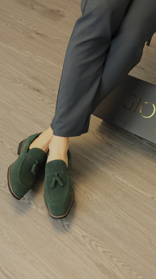 Zapatos Emerald Regent Tassel Loafer (Verde Esmeralda)