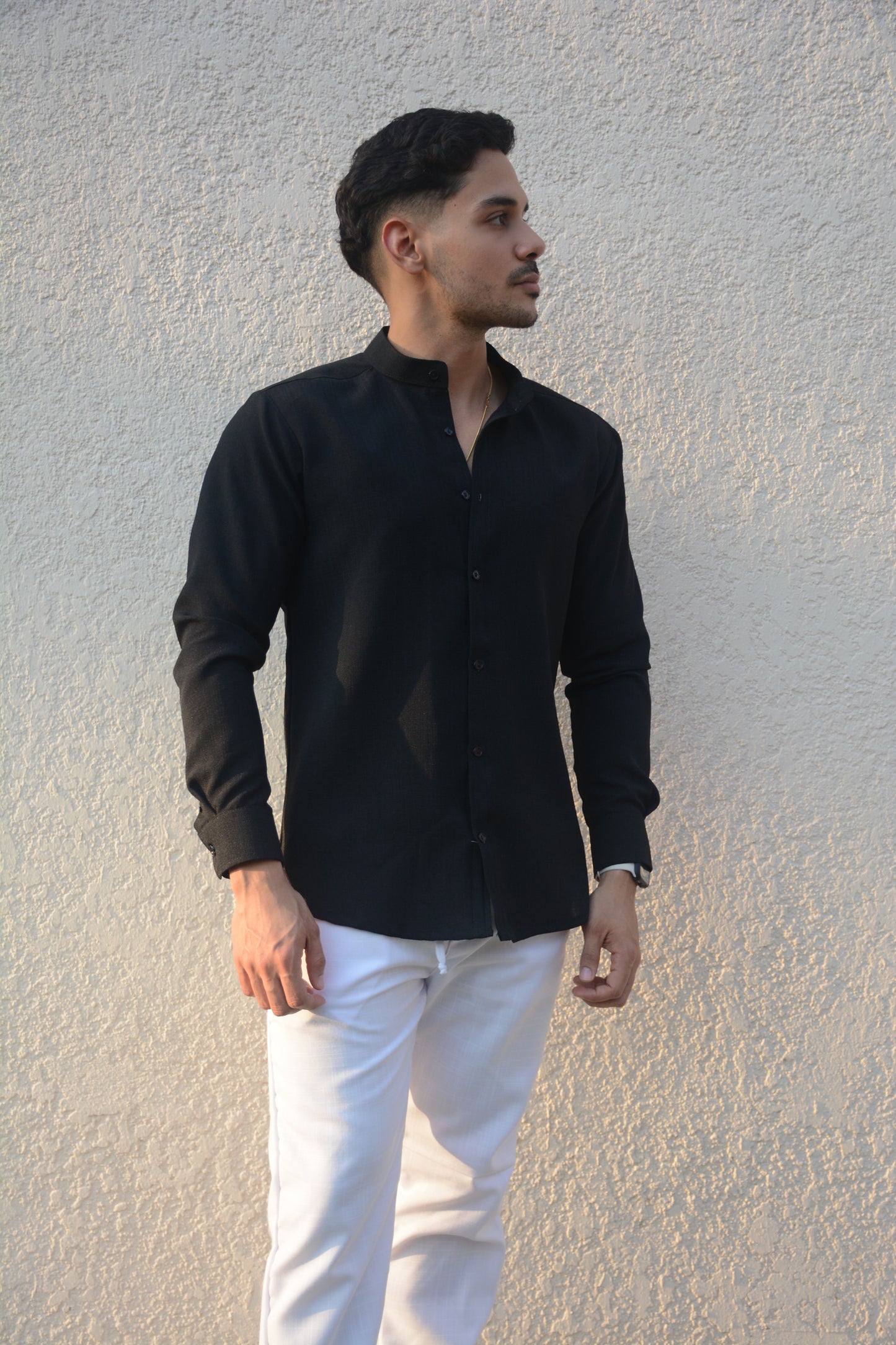 Camisa Black Lino M/L