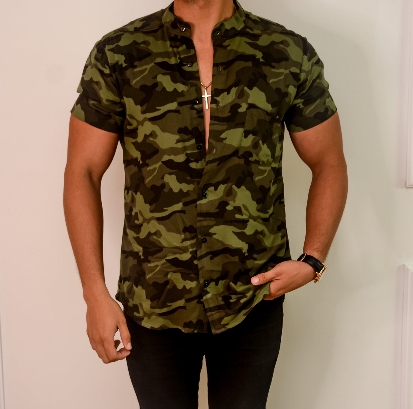 Camisa Camuflaje